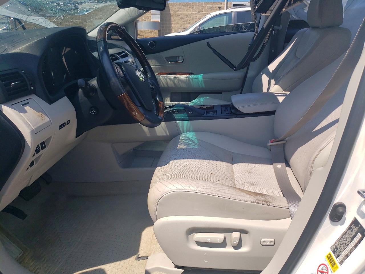 2010 Lexus Rx 350 White vin: 2T2BK1BA5AC023405