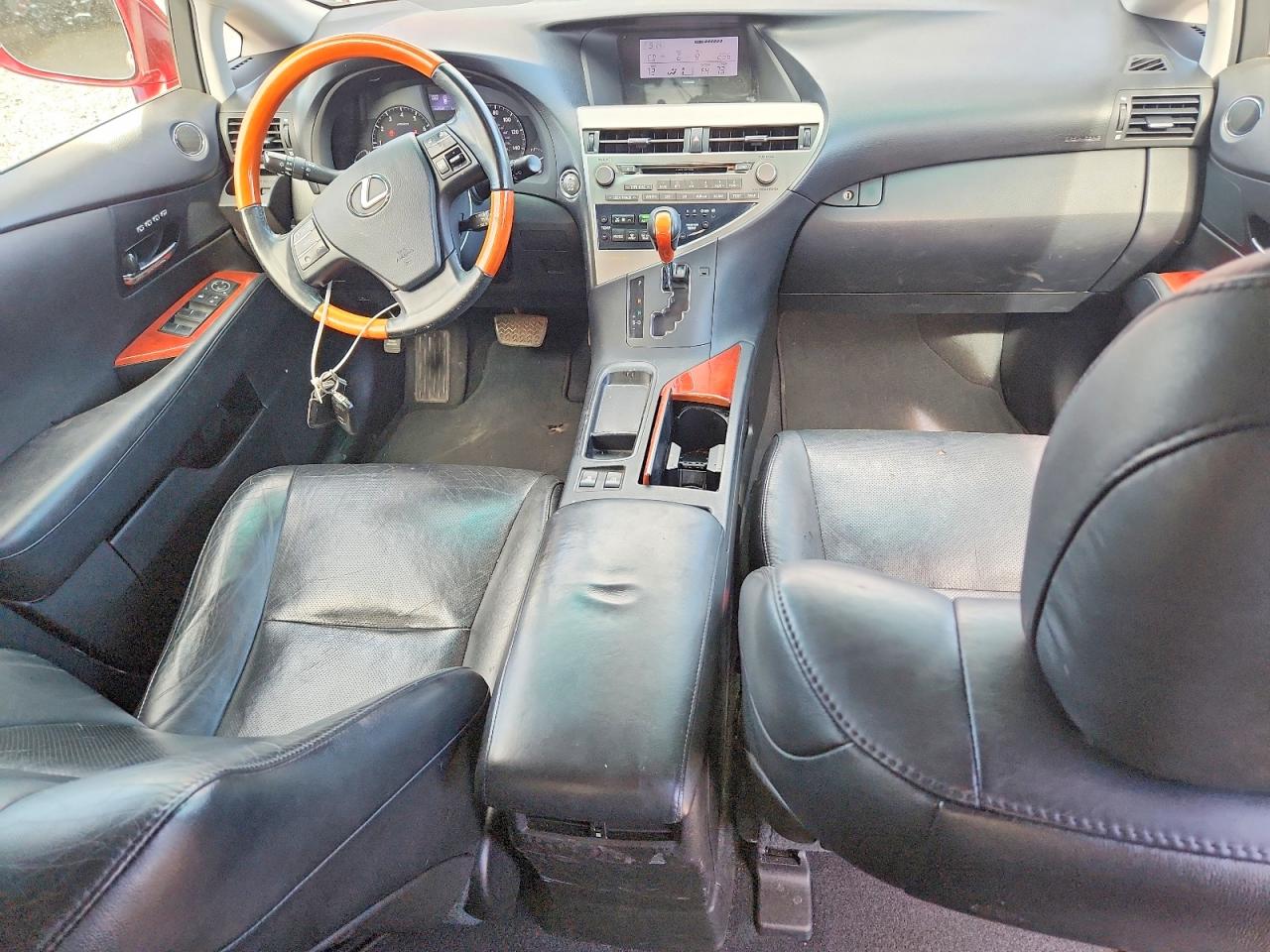 2010 Lexus Rx 350 Красный vin: 2T2BK1BA5AC024408