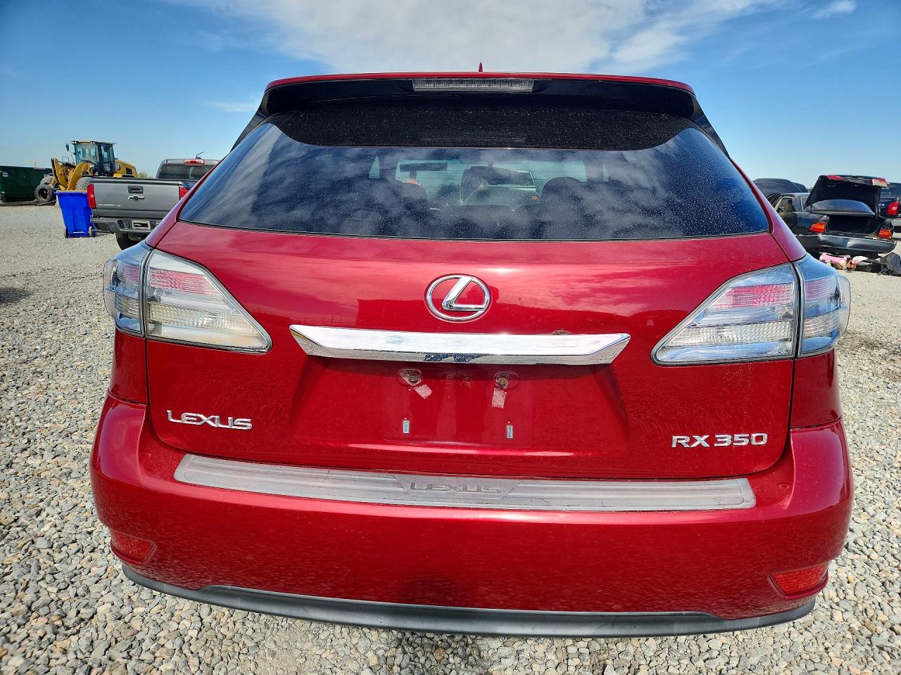 2010 Lexus Rx 350 Красный vin: 2T2BK1BA5AC024408