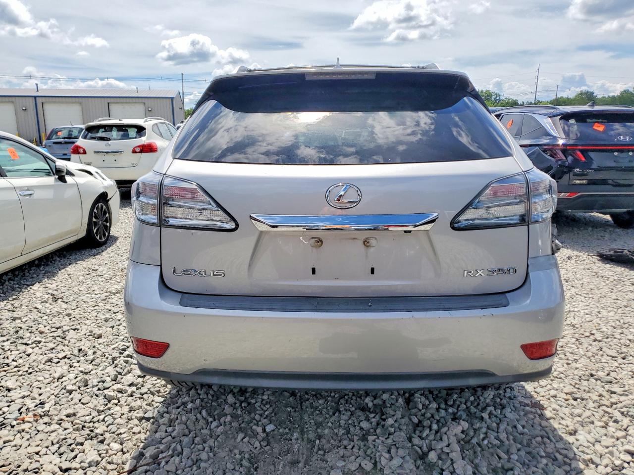 2010 Lexus Rx 350 Silver vin: 2T2BK1BA5AC056291