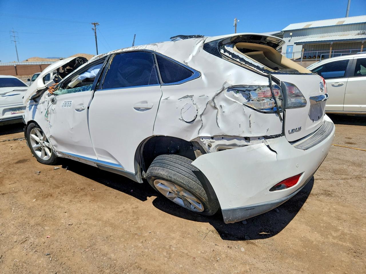 2010 Lexus Rx 350 White vin: 2T2BK1BA5AC061667