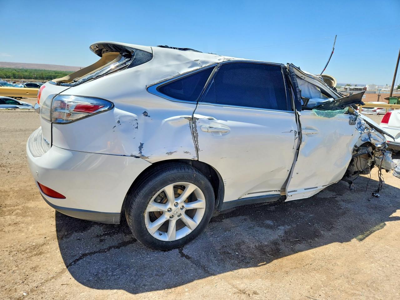 2010 Lexus Rx 350 White vin: 2T2BK1BA5AC061667