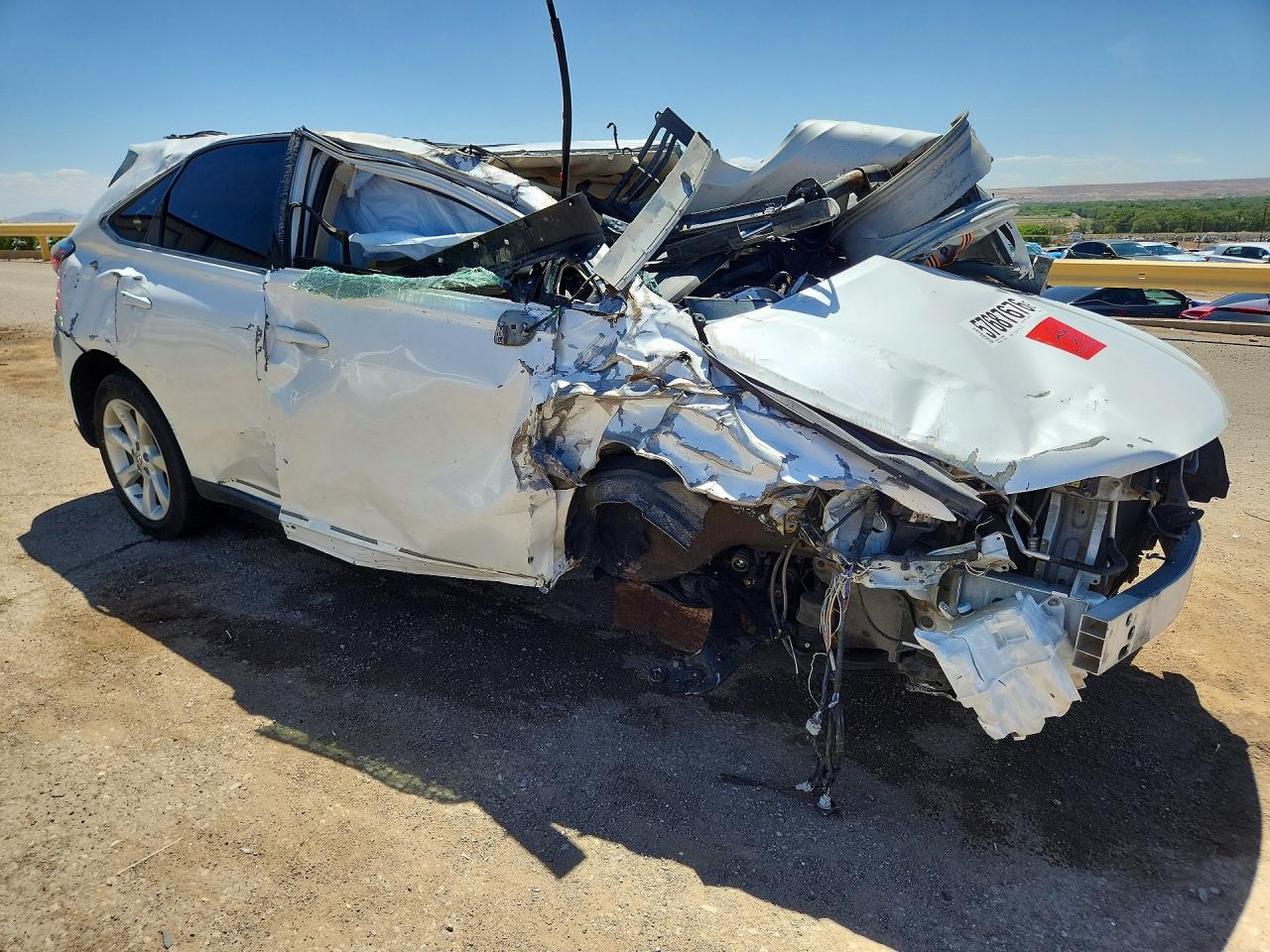2010 Lexus Rx 350 White vin: 2T2BK1BA5AC061667
