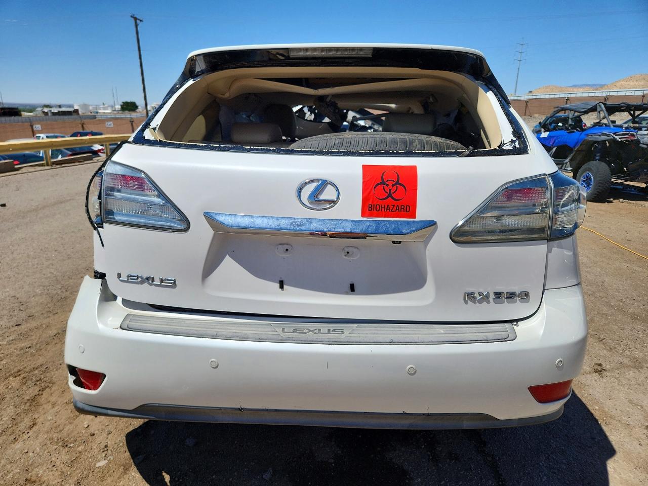 2010 Lexus Rx 350 White vin: 2T2BK1BA5AC061667