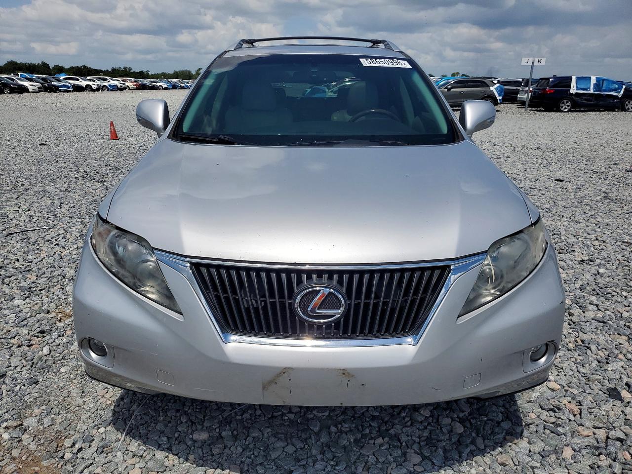 2010 Lexus Rx 350 Silver vin: 2T2BK1BA5AC064908
