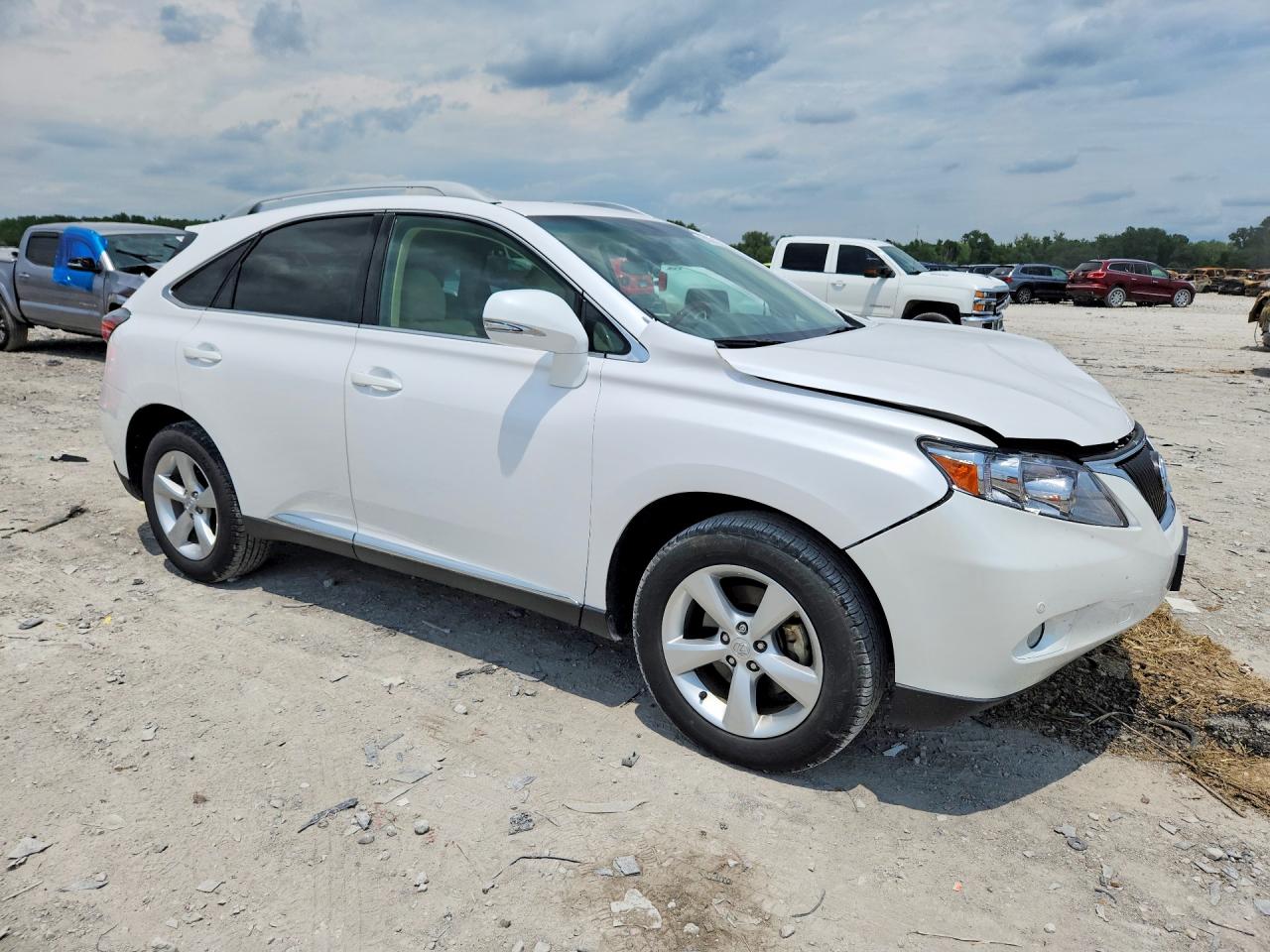 2010 Lexus Rx 350 White vin: 2T2BK1BA5AC067940