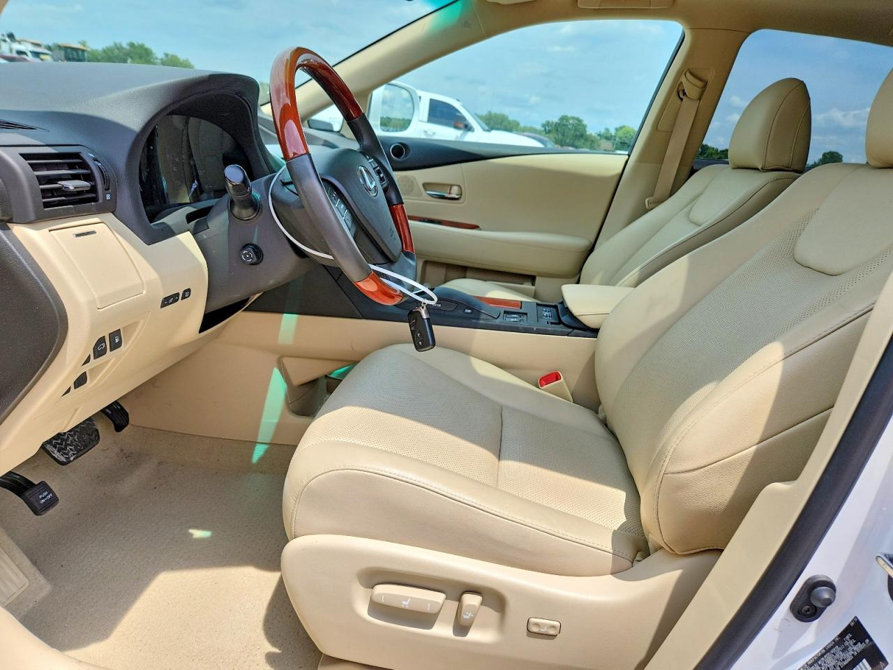 2010 Lexus Rx 350 White vin: 2T2BK1BA5AC067940