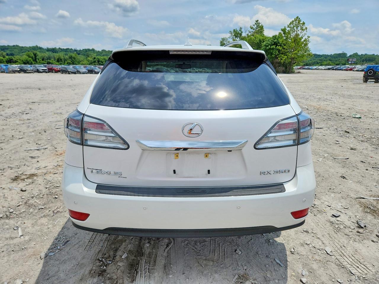 2010 Lexus Rx 350 White vin: 2T2BK1BA5AC067940