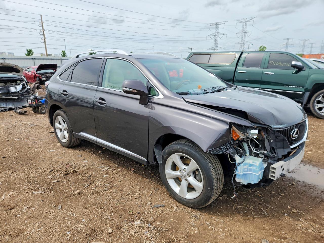 2010 Lexus Rx 350 Gray vin: 2T2BK1BA5AC077299