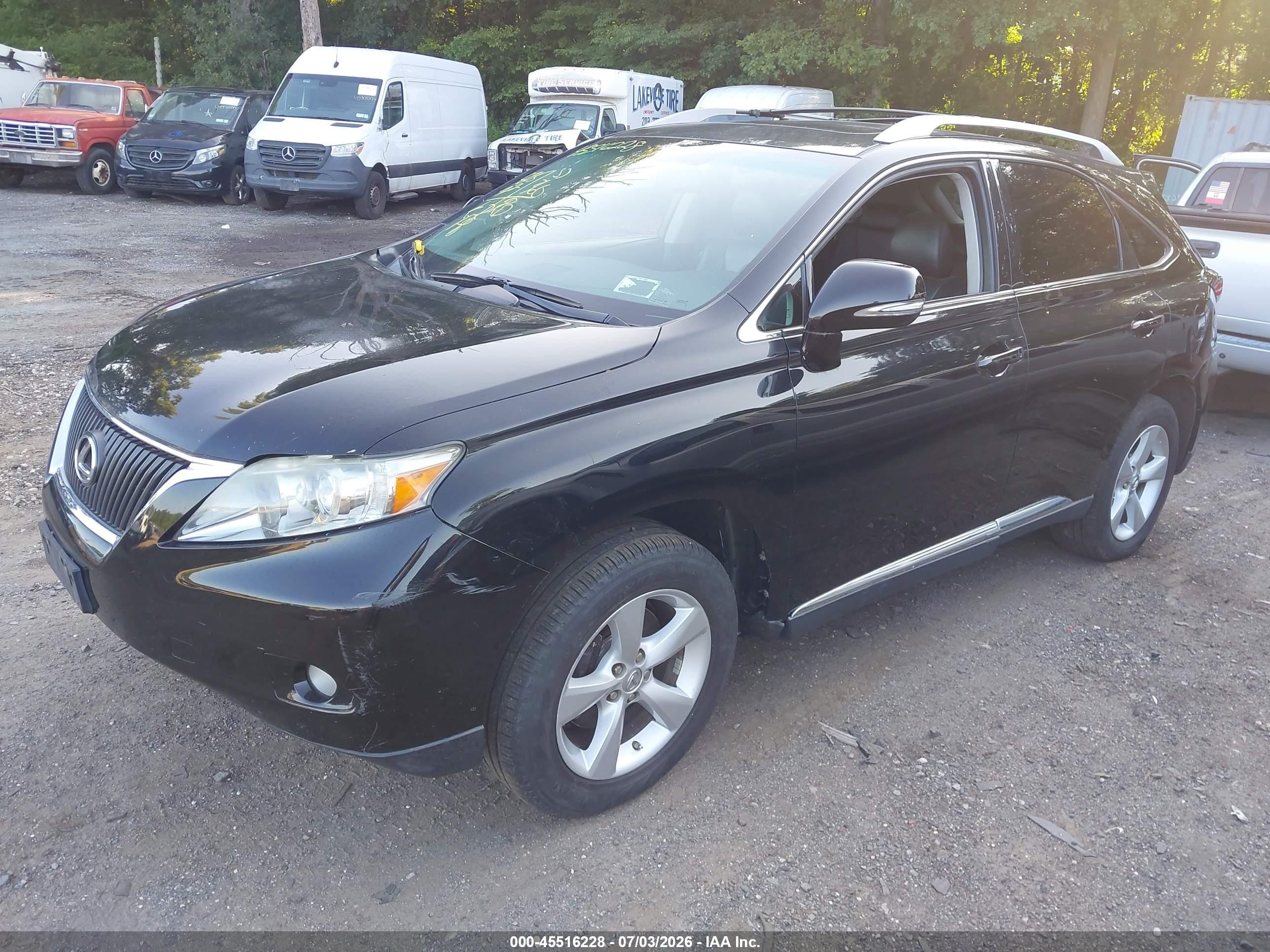 2010 Lexus Rx 350   Черный vin: 2T2BK1BA5AC079926