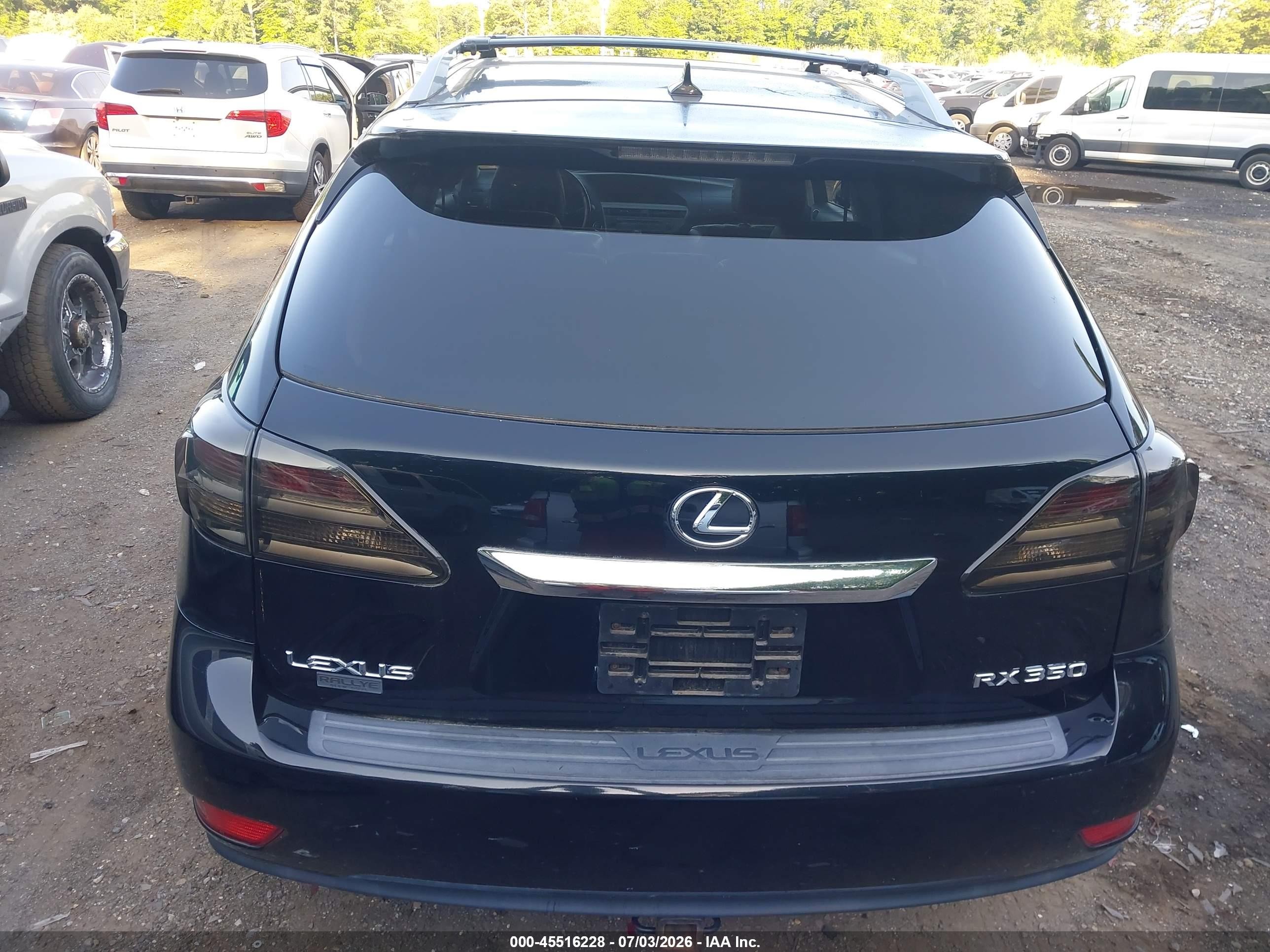 2010 Lexus Rx 350   Черный vin: 2T2BK1BA5AC079926