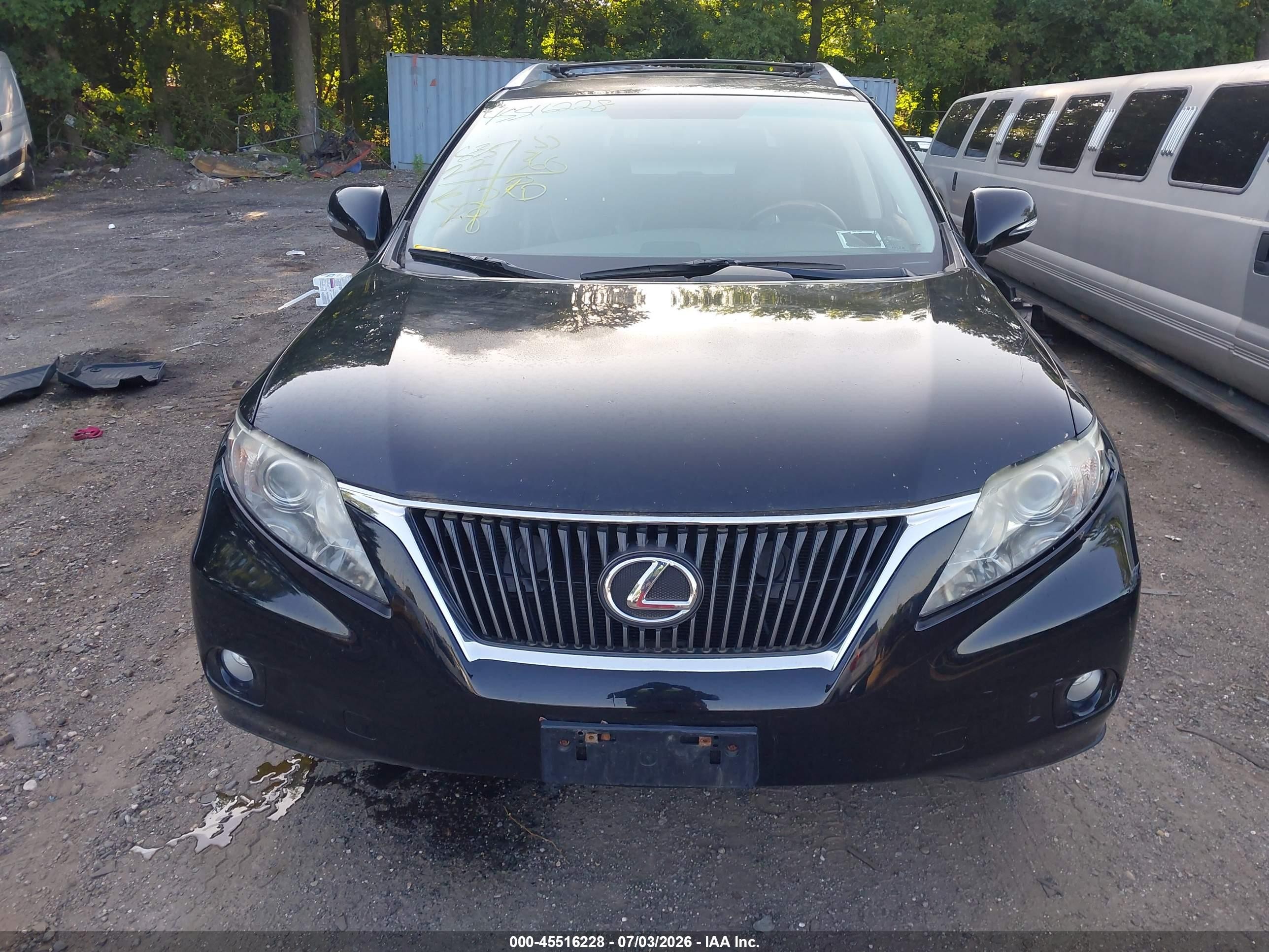 2010 Lexus Rx 350   Черный vin: 2T2BK1BA5AC079926