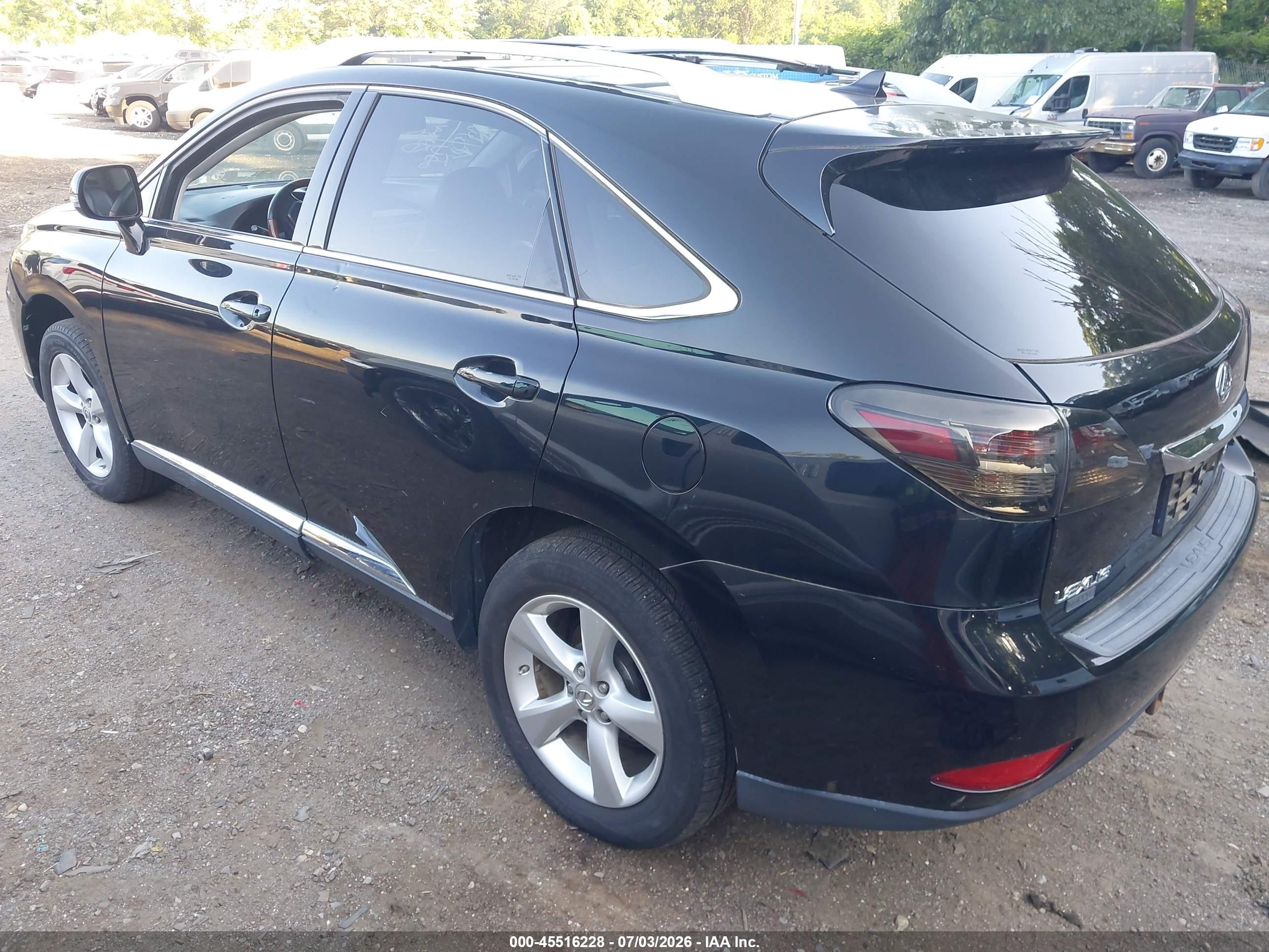 2010 Lexus Rx 350   Черный vin: 2T2BK1BA5AC079926