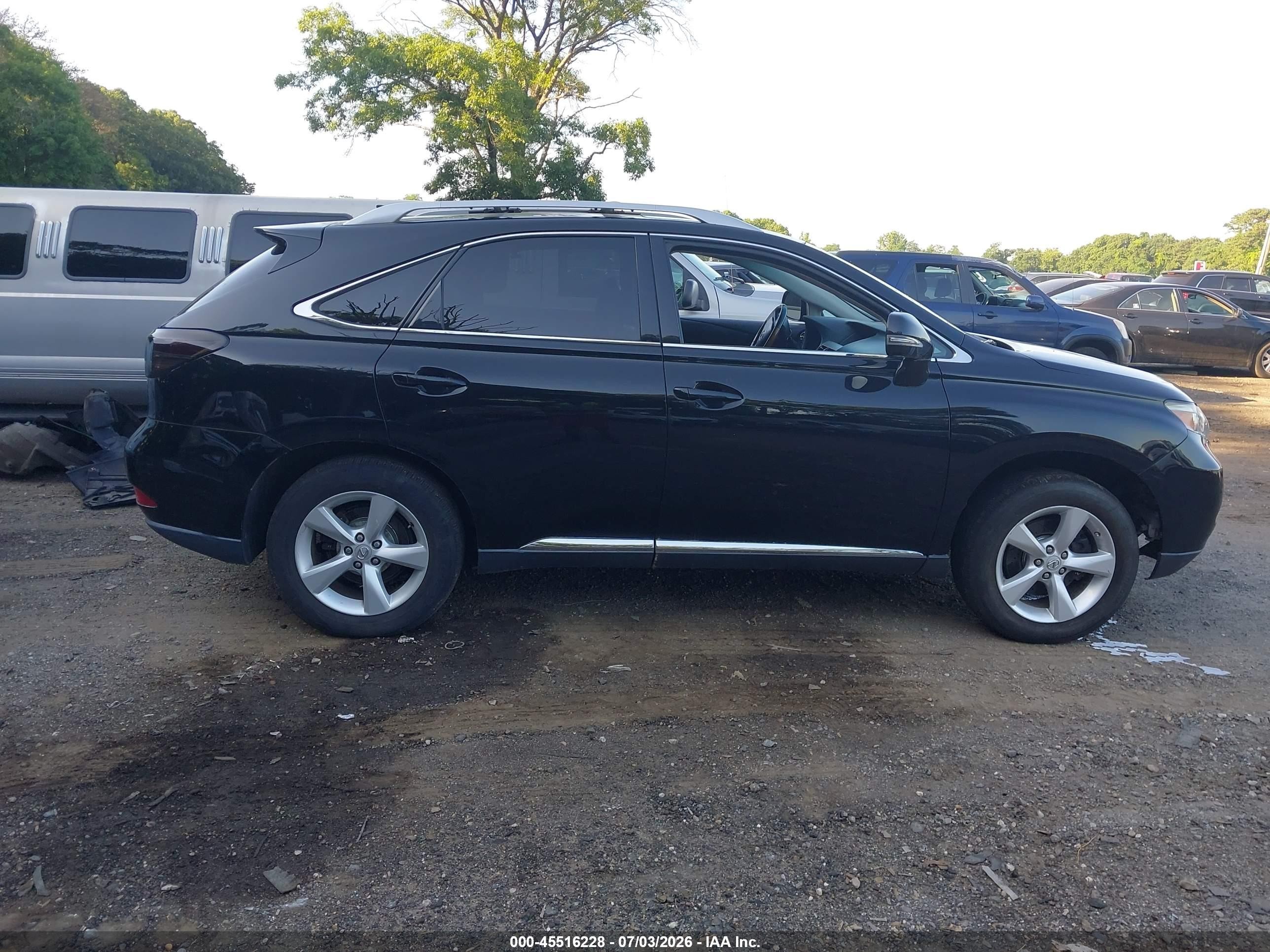 2010 Lexus Rx 350   Черный vin: 2T2BK1BA5AC079926