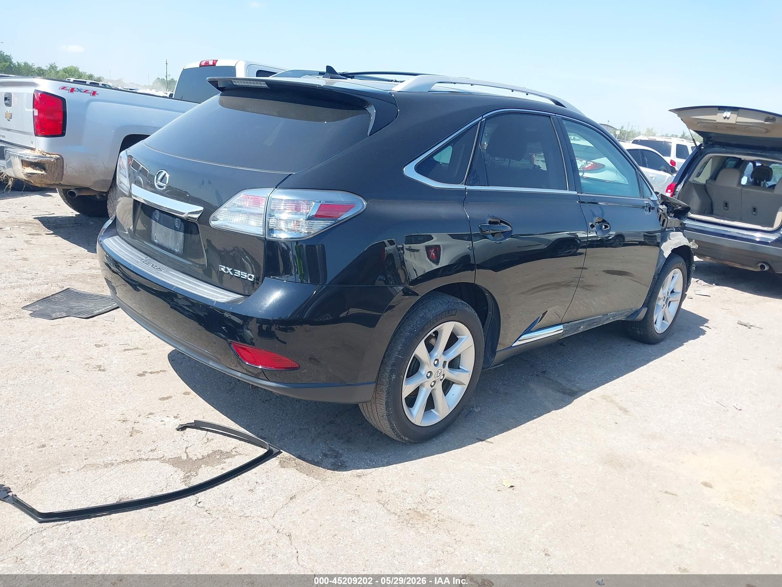 2011 Lexus Rx 350   Black vin: 2T2BK1BA5BC082360