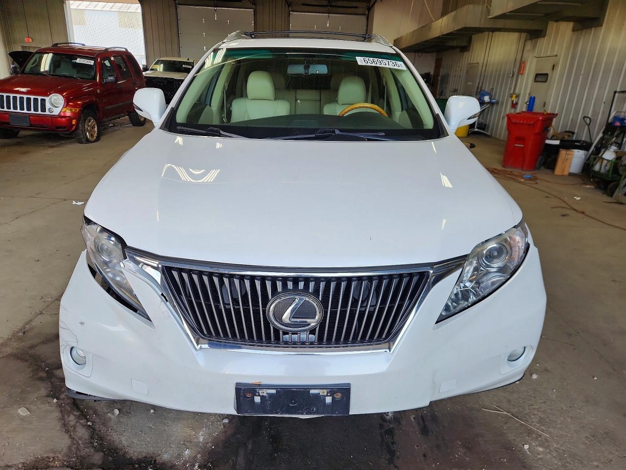 2011 Lexus Rx 350 White vin: 2T2BK1BA5BC087848
