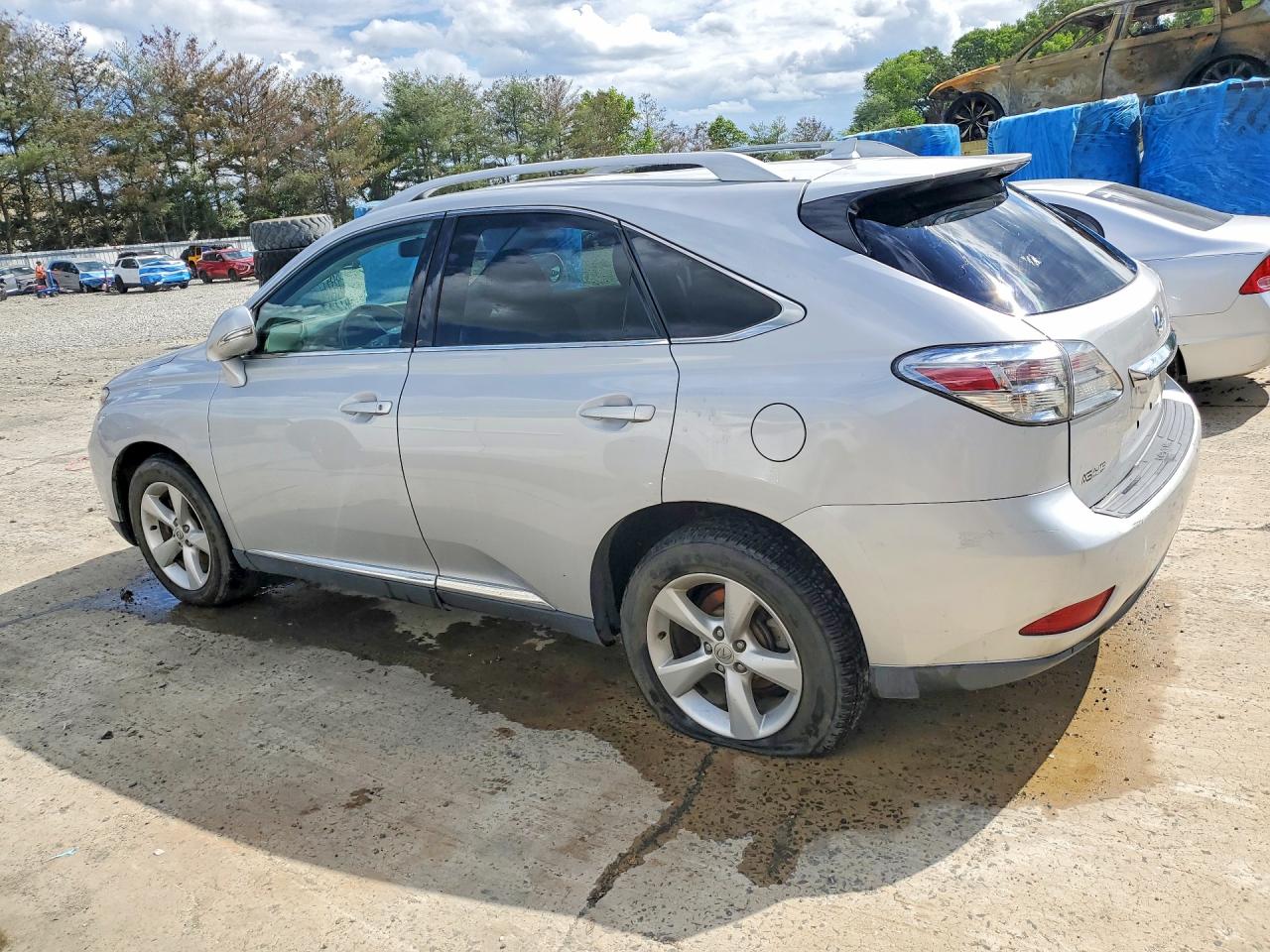 2011 Lexus Rx 350 Silver vin: 2T2BK1BA5BC094637