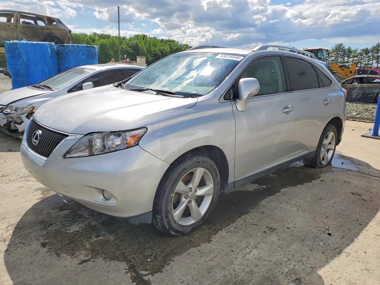 2011 Lexus Rx 350 Silver vin: 2T2BK1BA5BC094637