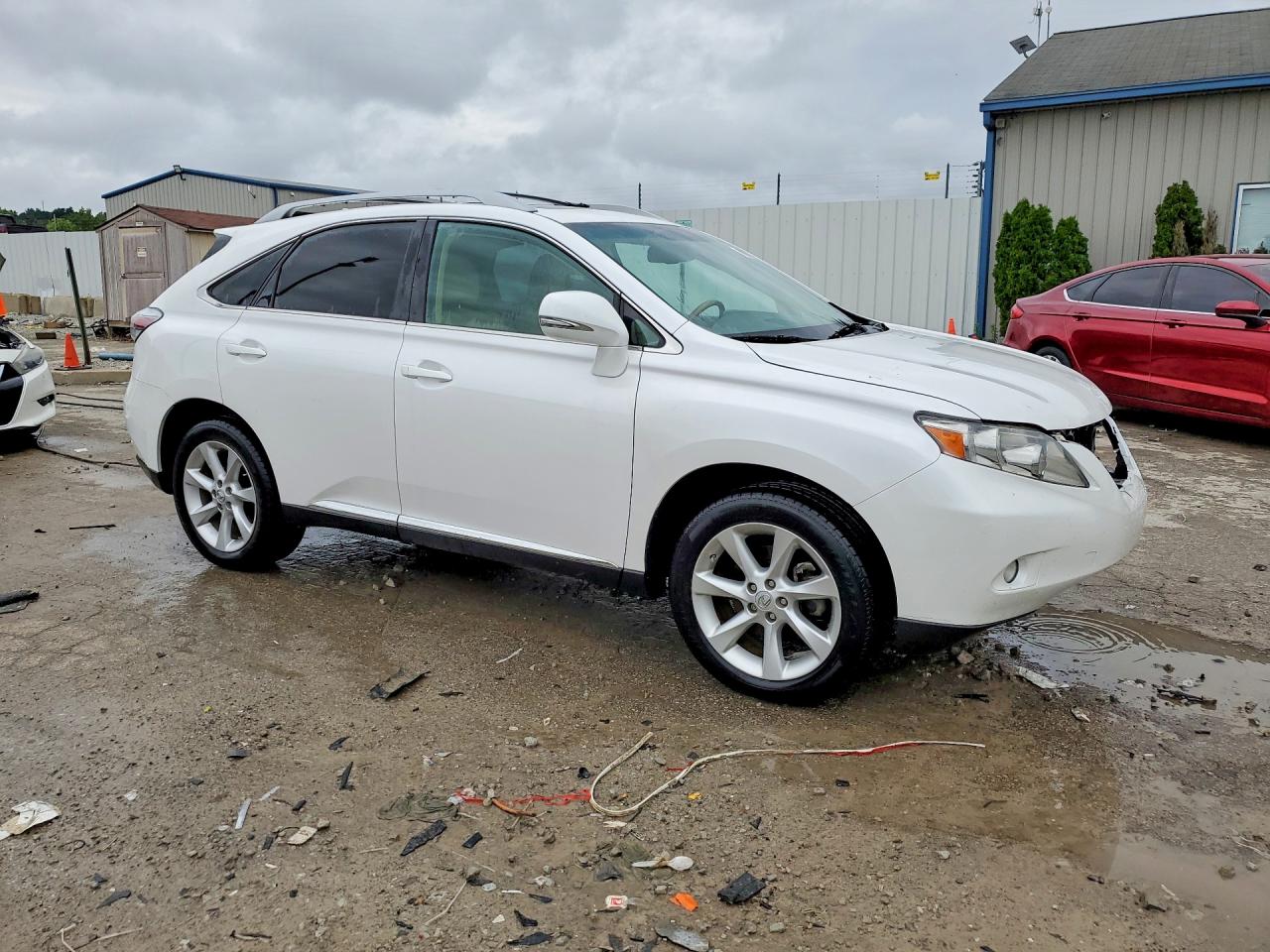 2011 Lexus Rx 350 White vin: 2T2BK1BA5BC098235