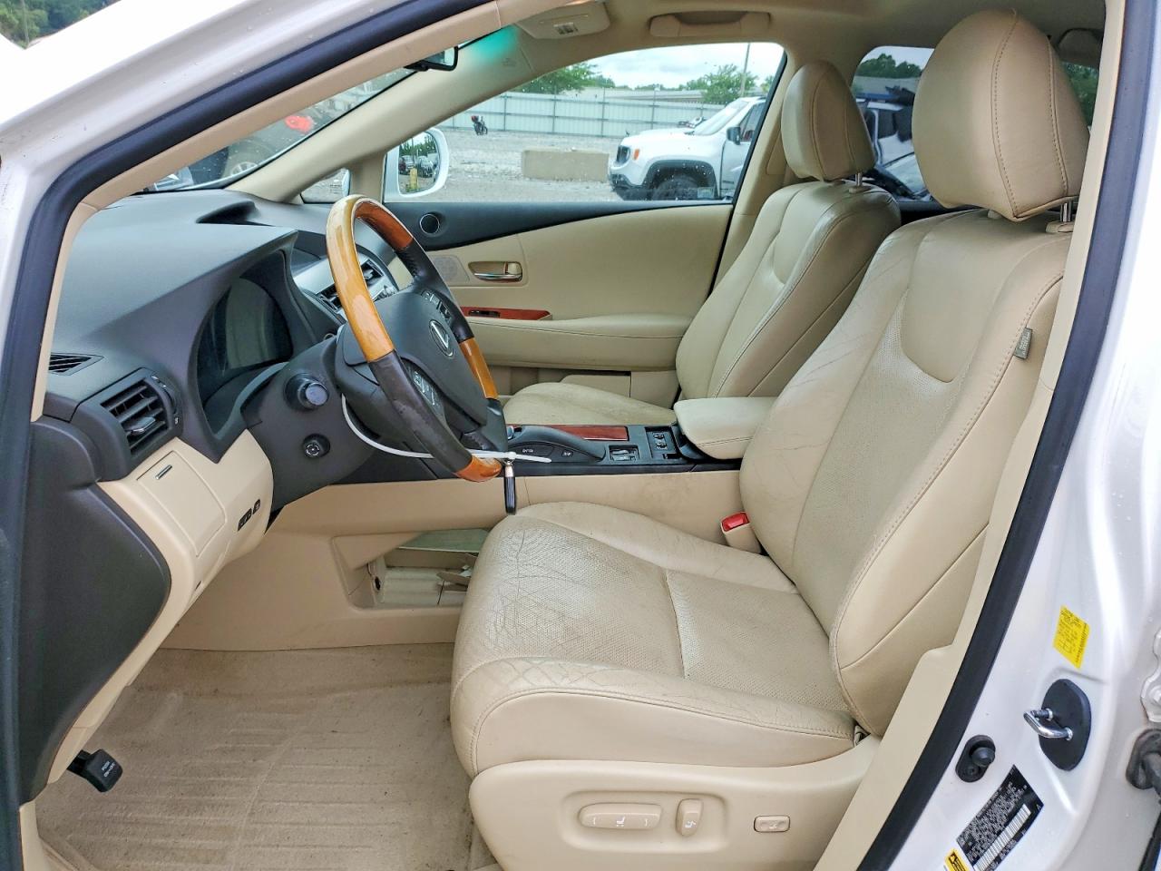 2011 Lexus Rx 350 White vin: 2T2BK1BA5BC098235
