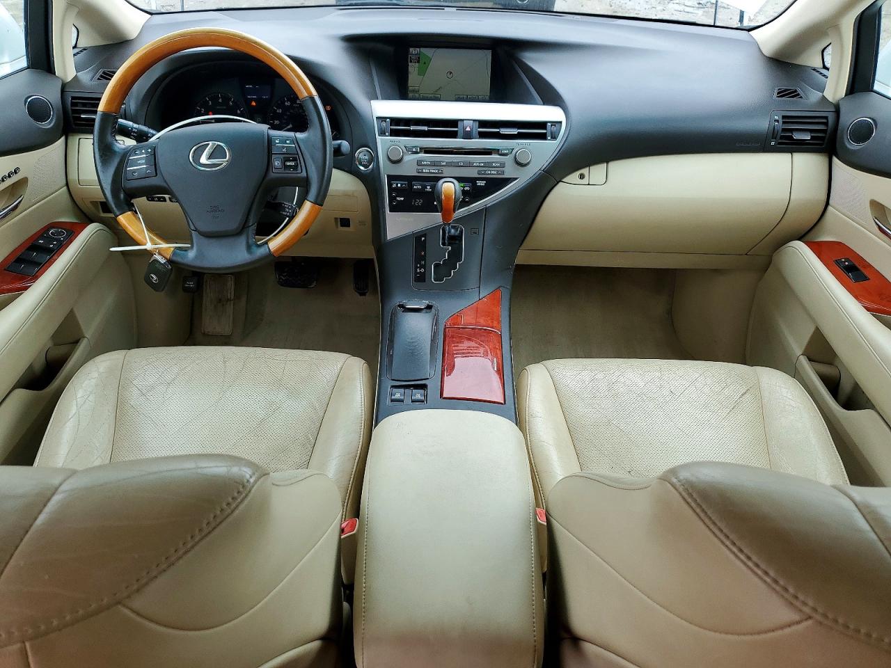 2011 Lexus Rx 350 White vin: 2T2BK1BA5BC098235
