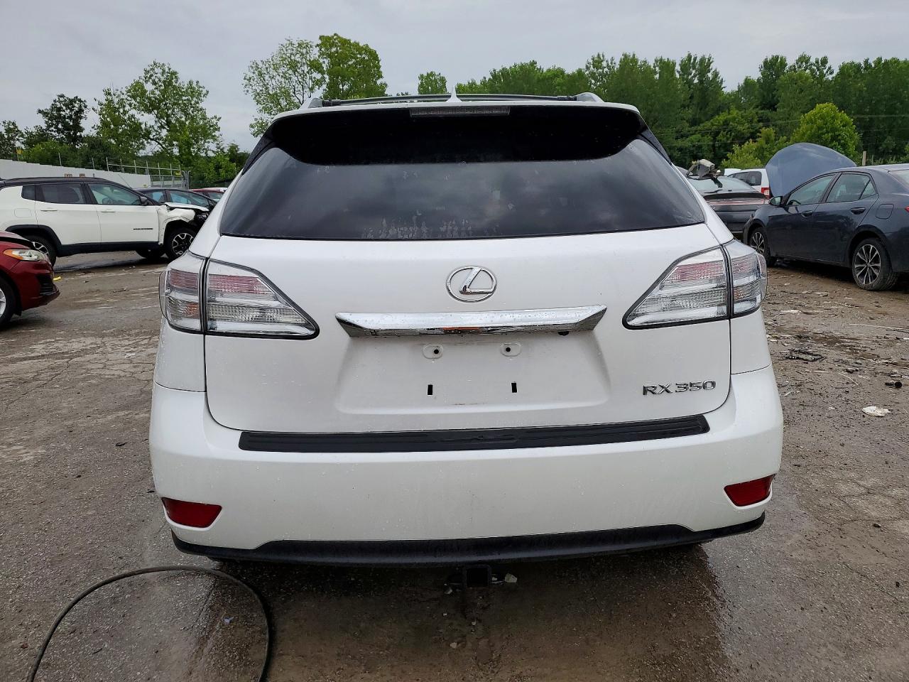 2011 Lexus Rx 350 White vin: 2T2BK1BA5BC098235