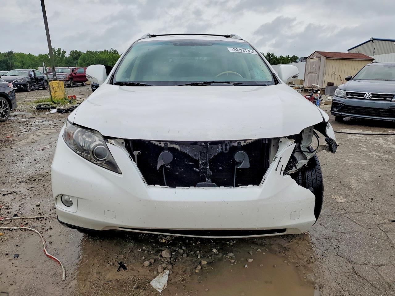 2011 Lexus Rx 350 White vin: 2T2BK1BA5BC098235