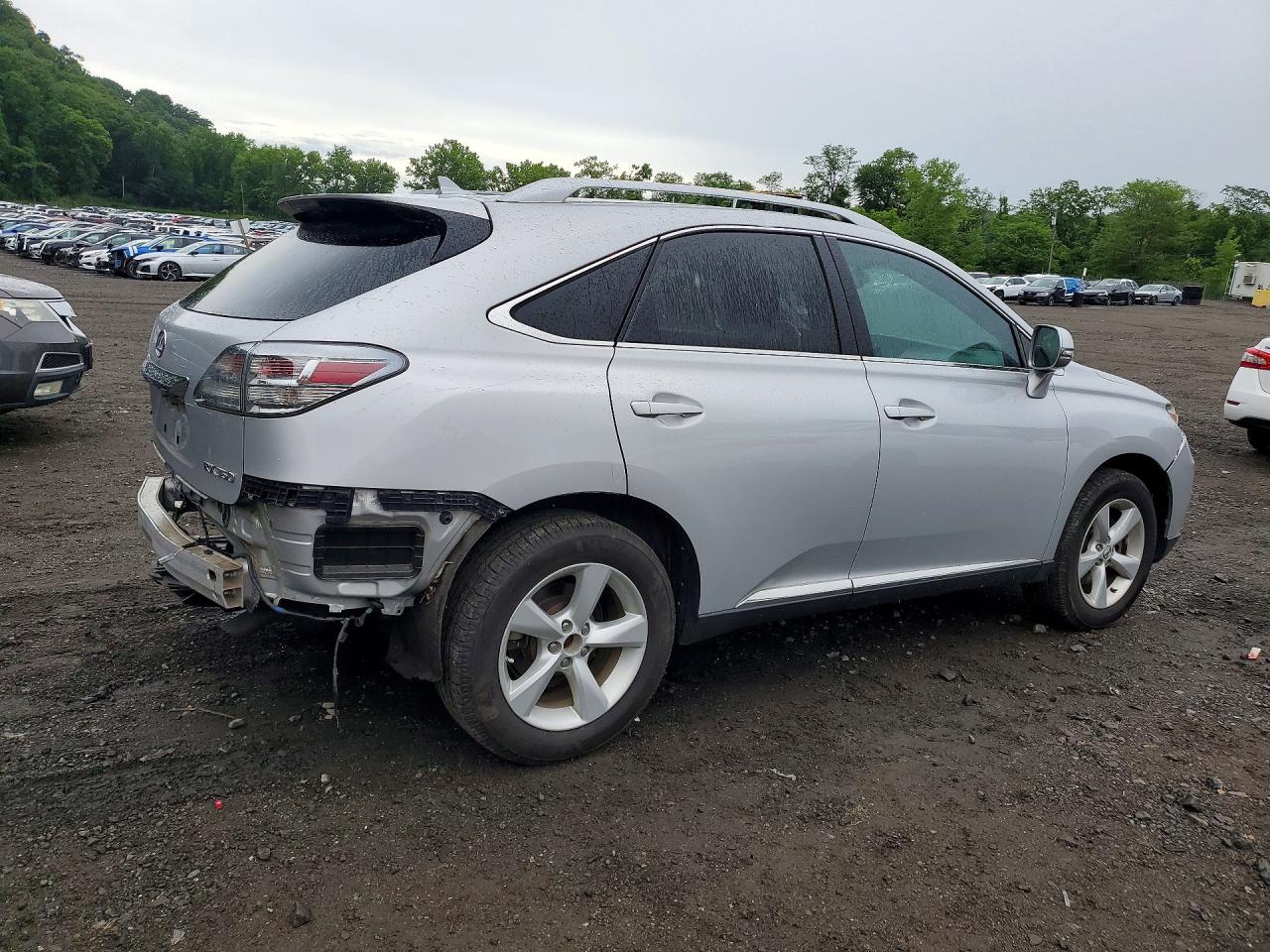 2012 Lexus Rx 350 Silver vin: 2T2BK1BA5CC121966