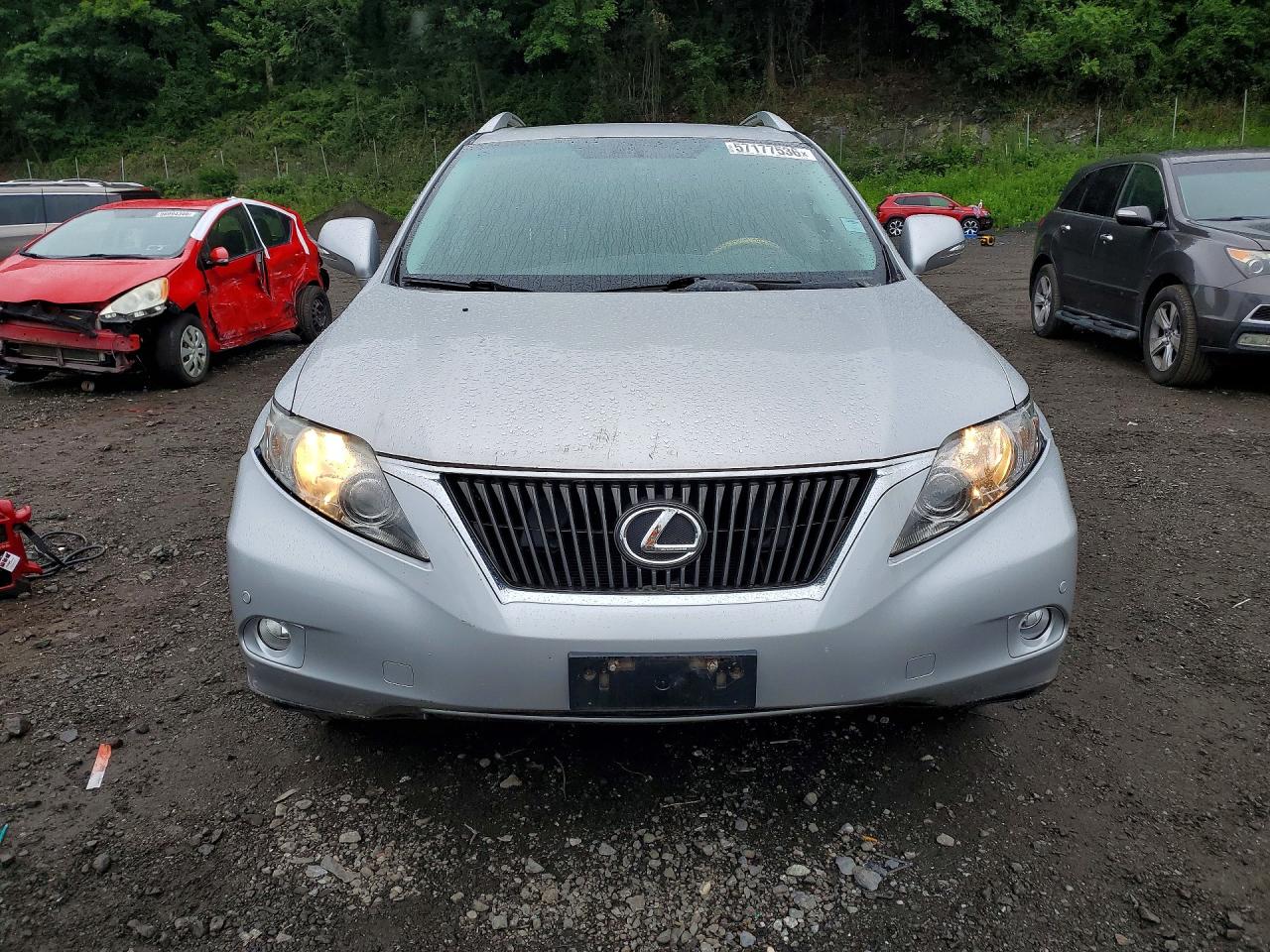 2012 Lexus Rx 350 Silver vin: 2T2BK1BA5CC121966