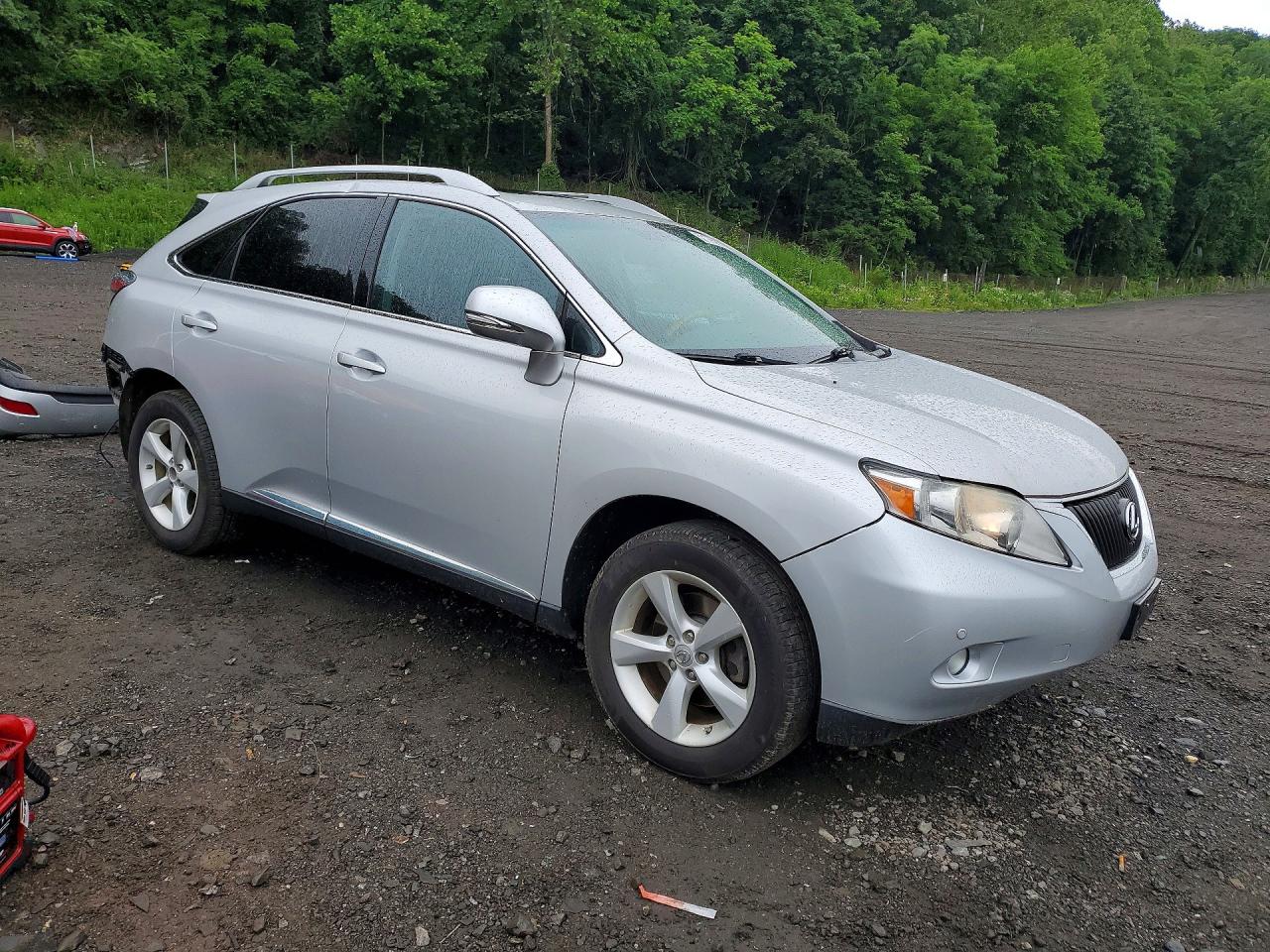 2012 Lexus Rx 350 Silver vin: 2T2BK1BA5CC121966