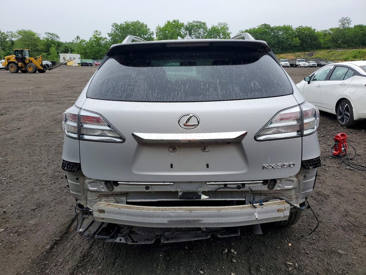 2012 Lexus Rx 350 Silver vin: 2T2BK1BA5CC121966