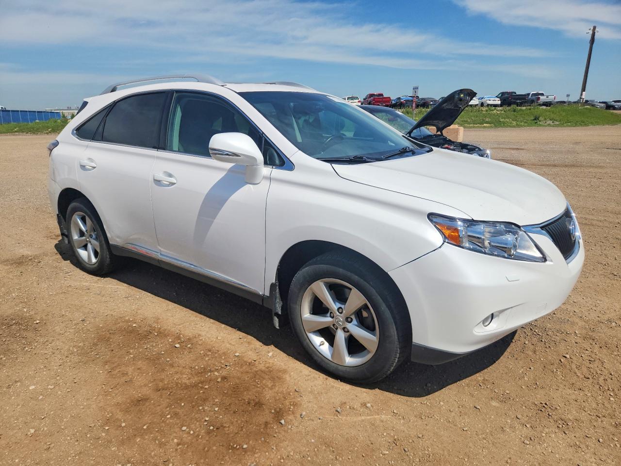 2012 Lexus Rx 350 White vin: 2T2BK1BA5CC122437