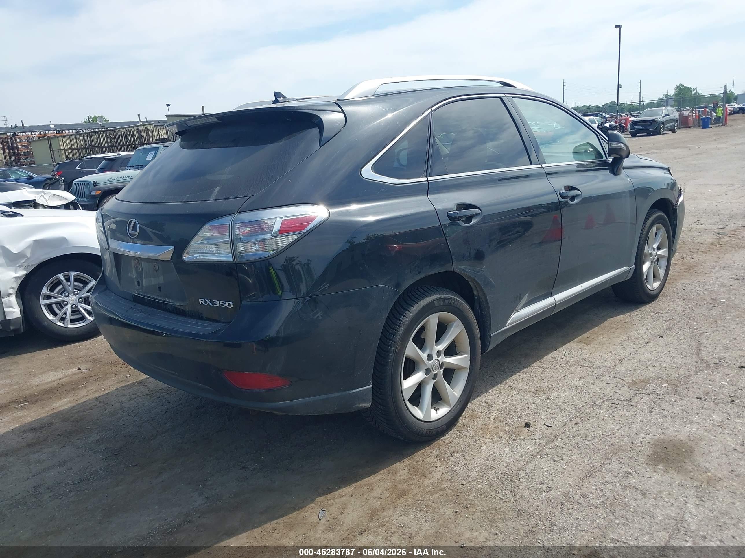 2012 Lexus Rx 350   Black vin: 2T2BK1BA5CC123944