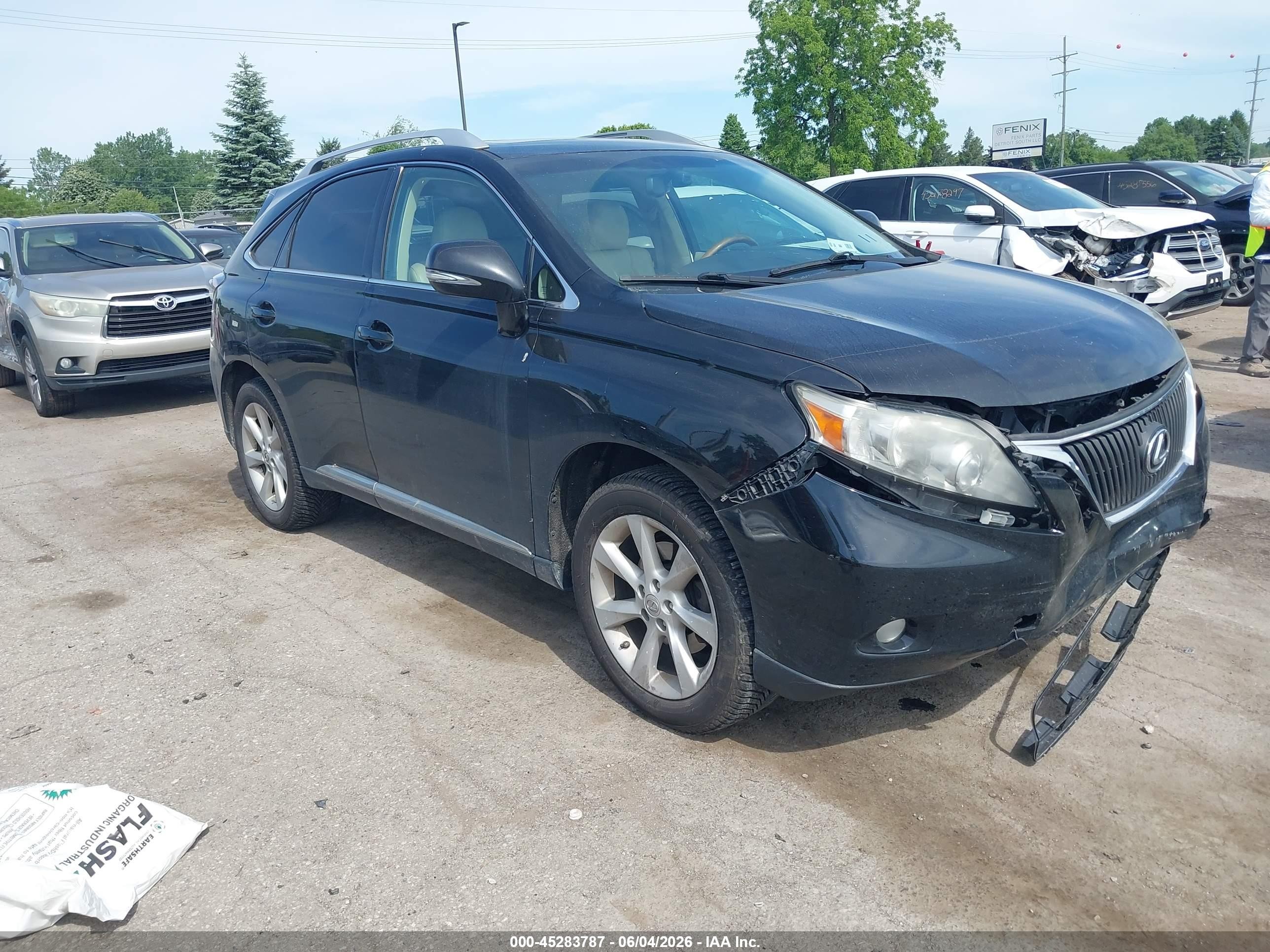 2012 Lexus Rx 350   Black vin: 2T2BK1BA5CC123944