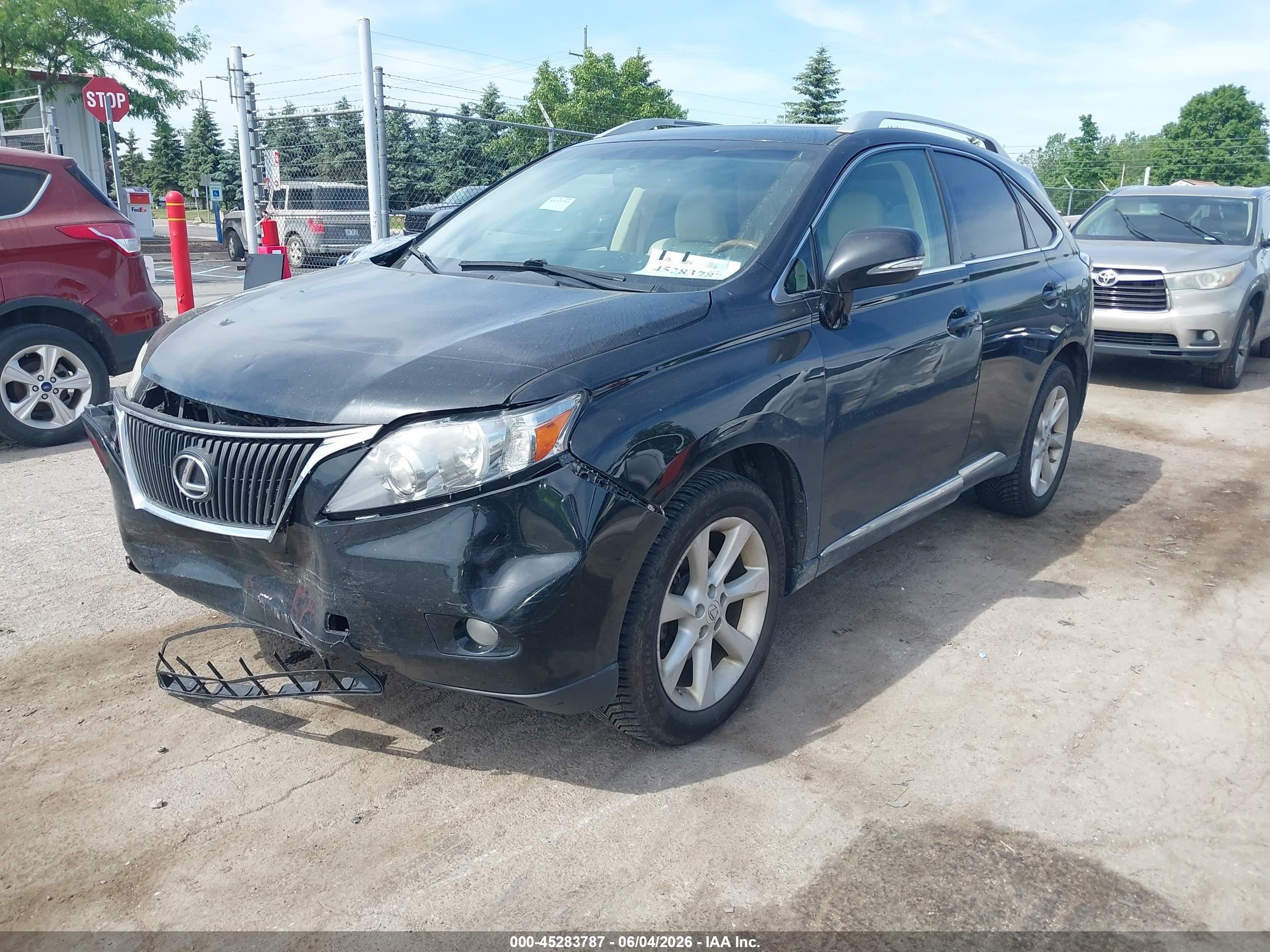 2012 Lexus Rx 350   Black vin: 2T2BK1BA5CC123944