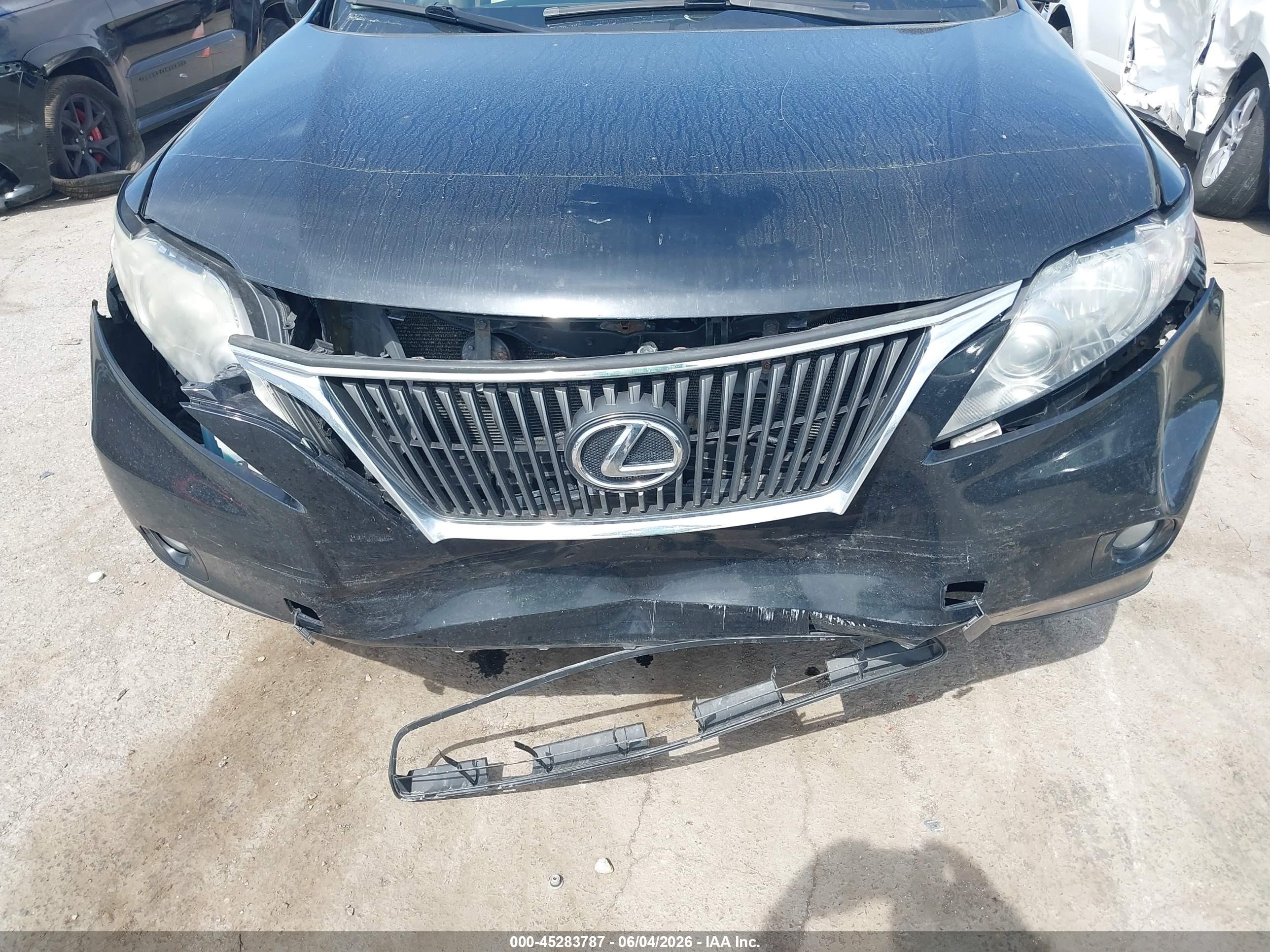 2012 Lexus Rx 350   Black vin: 2T2BK1BA5CC123944