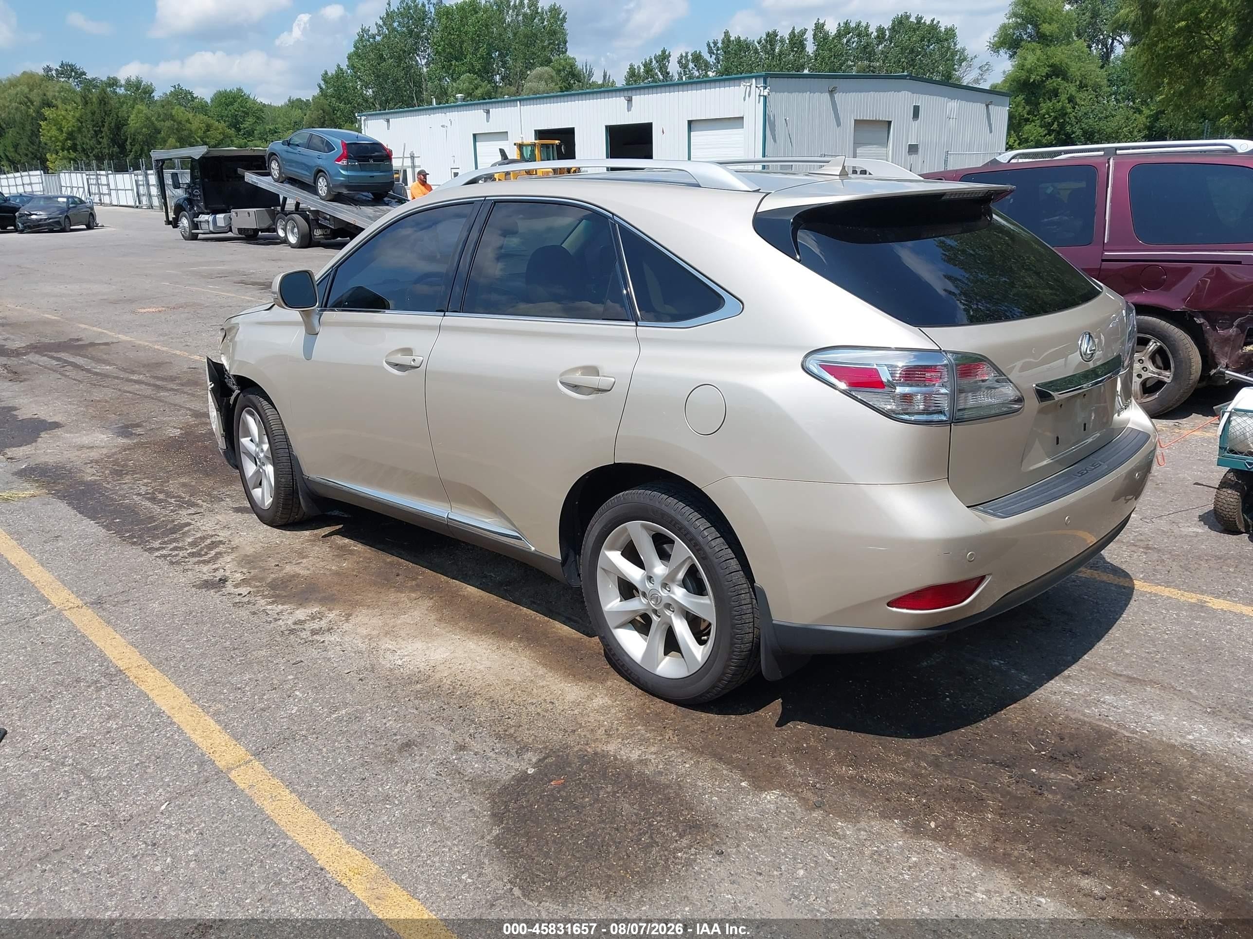 2012 Lexus Rx 350   Beige vin: 2T2BK1BA5CC124091