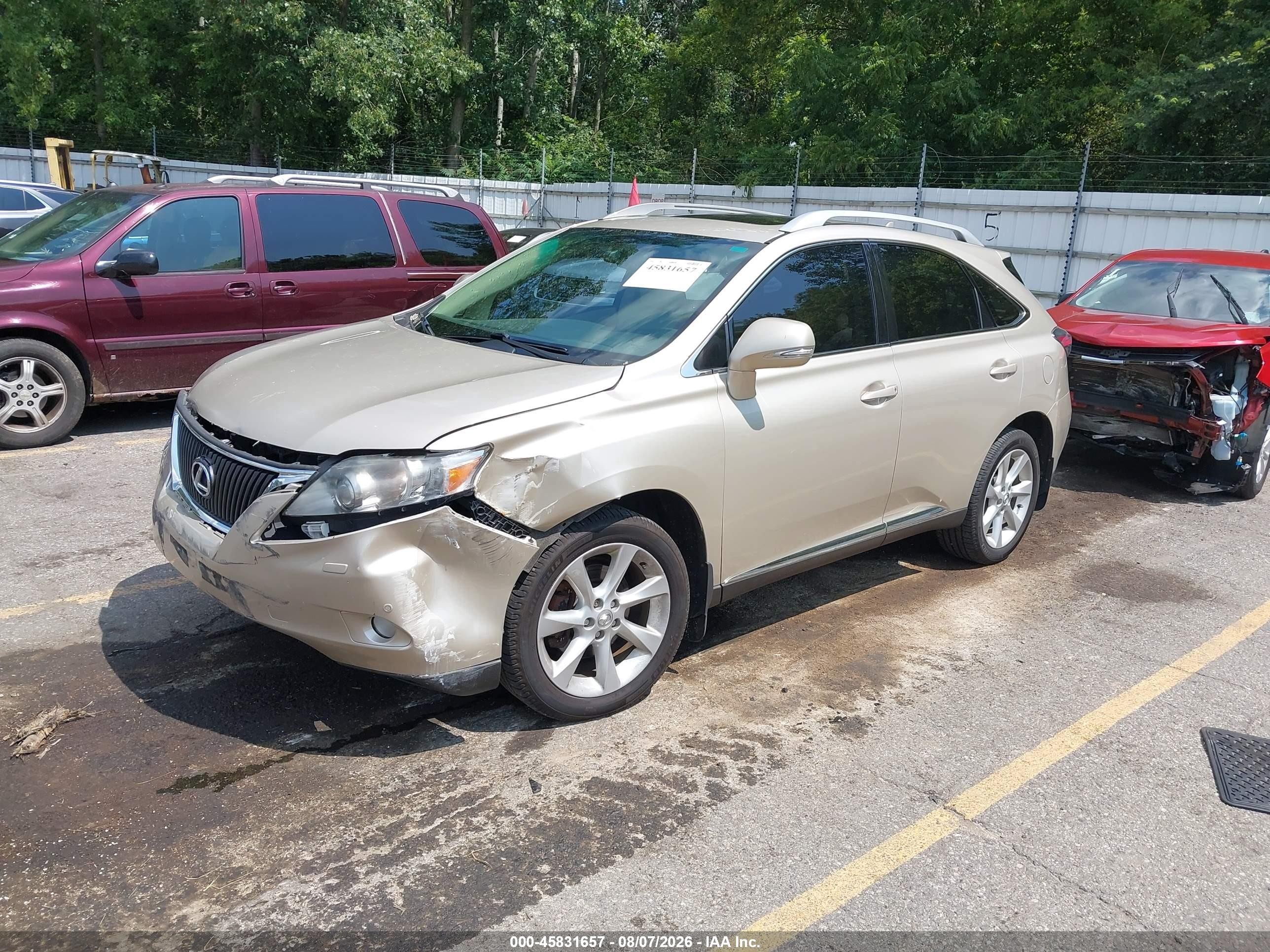2012 Lexus Rx 350   Beige vin: 2T2BK1BA5CC124091