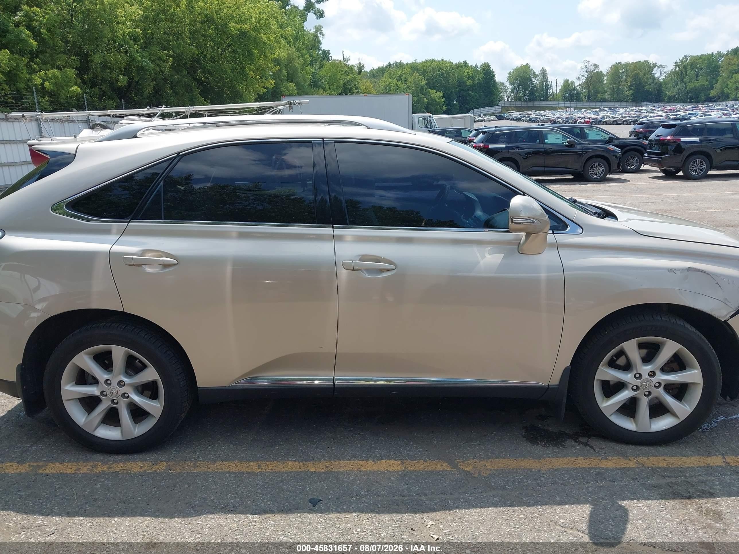 2012 Lexus Rx 350   Beige vin: 2T2BK1BA5CC124091