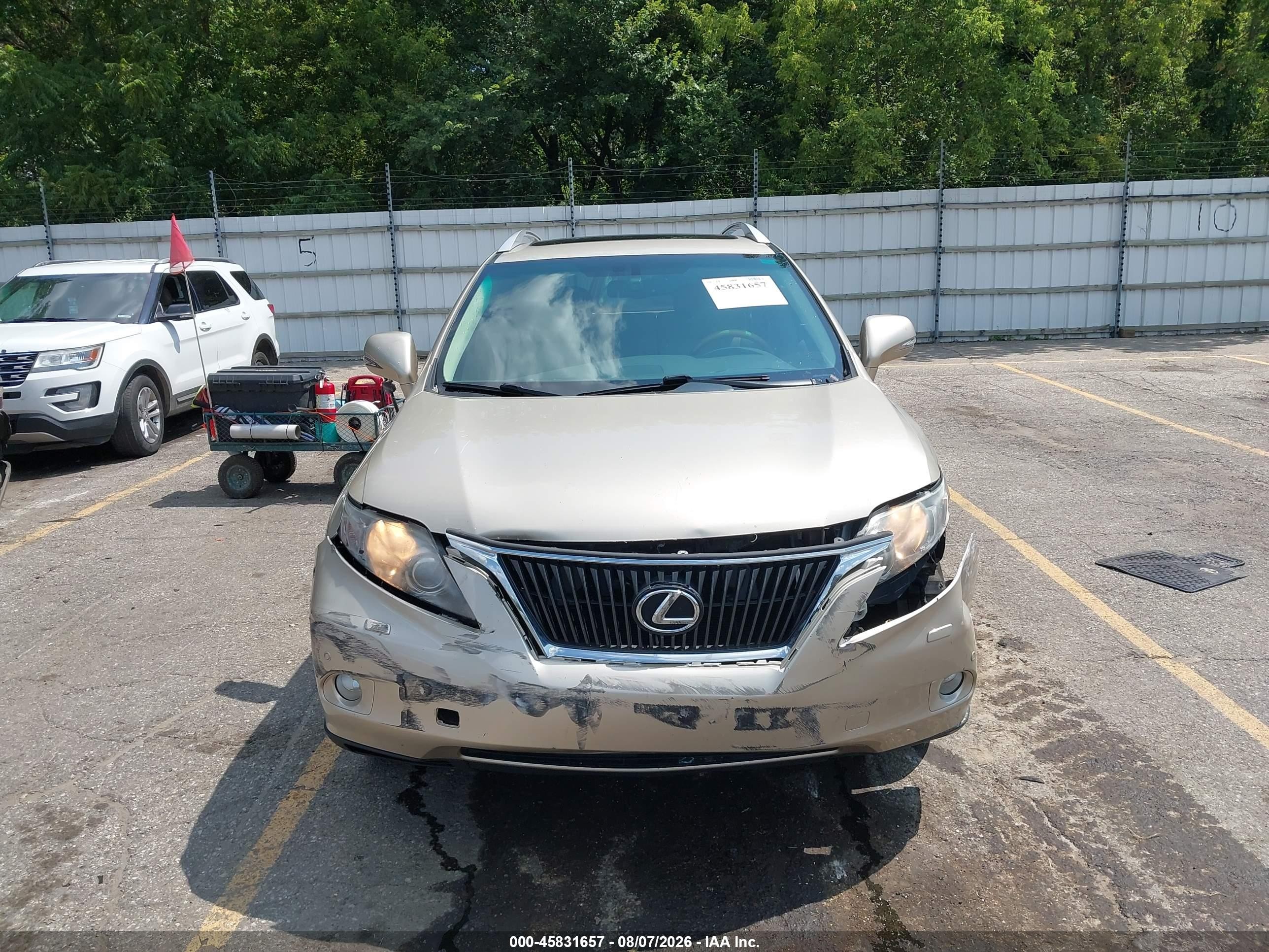 2012 Lexus Rx 350   Beige vin: 2T2BK1BA5CC124091