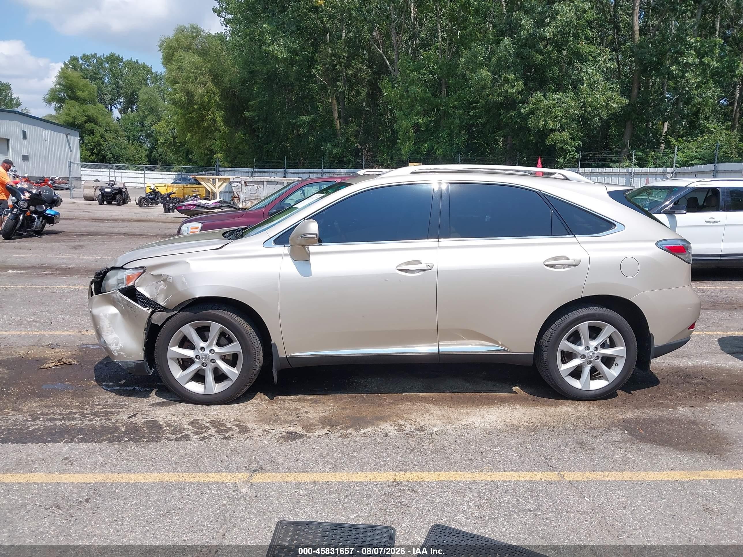 2012 Lexus Rx 350   Beige vin: 2T2BK1BA5CC124091