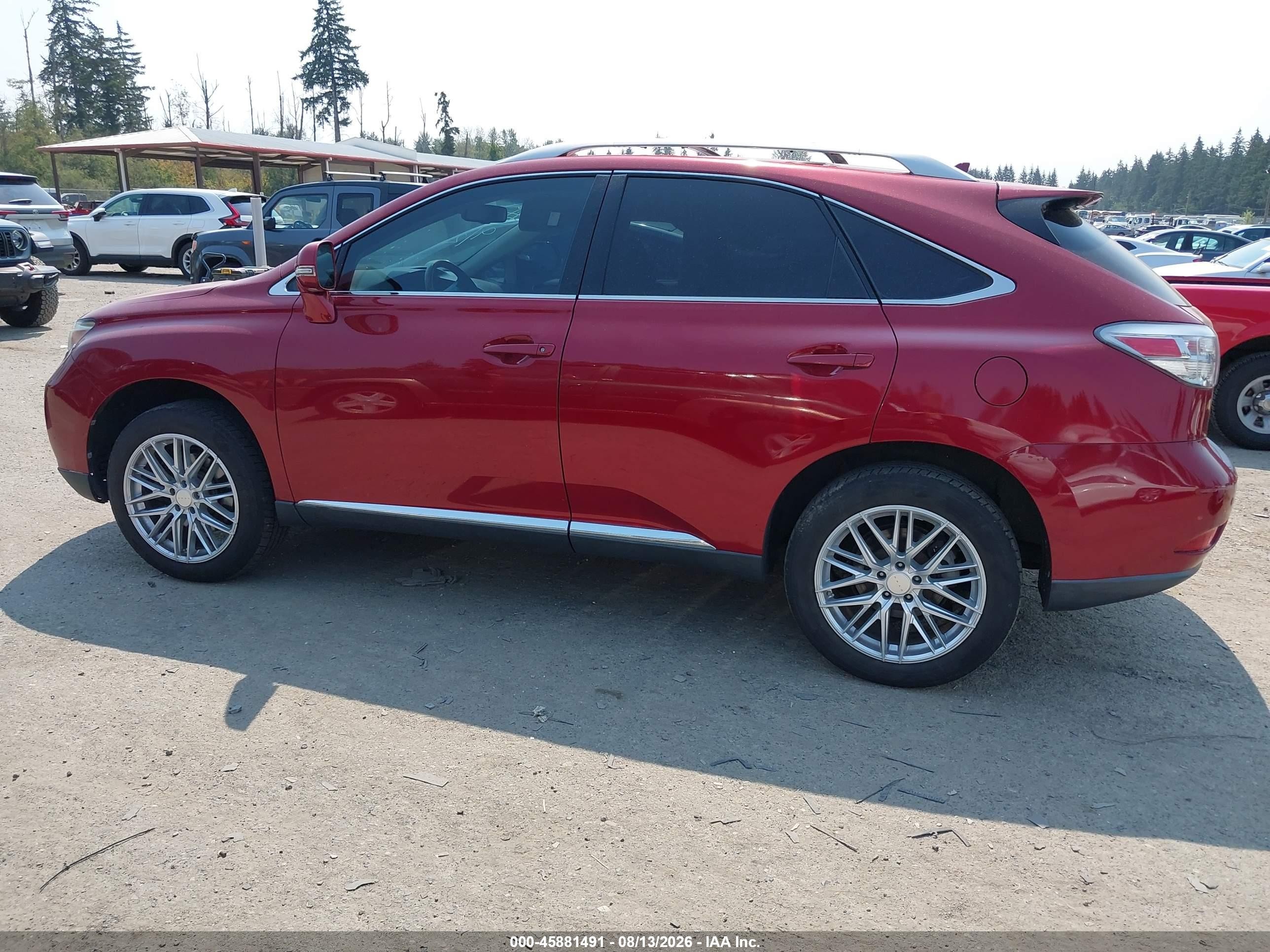 2012 Lexus Rx 350 Red vin: 2T2BK1BA5CC128626
