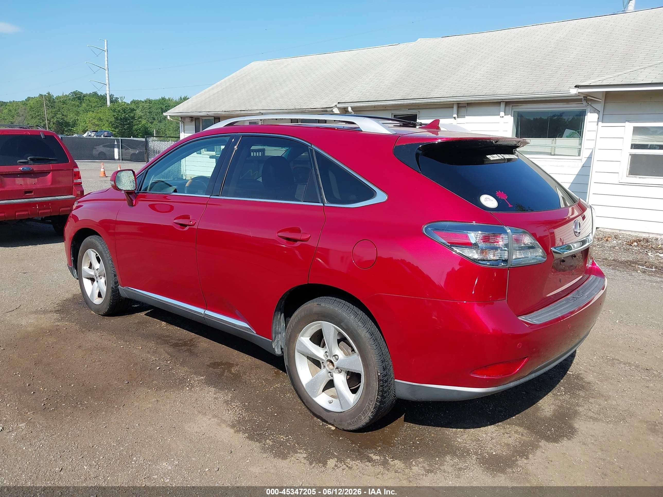 2012 Lexus Rx 350   Red vin: 2T2BK1BA5CC130442