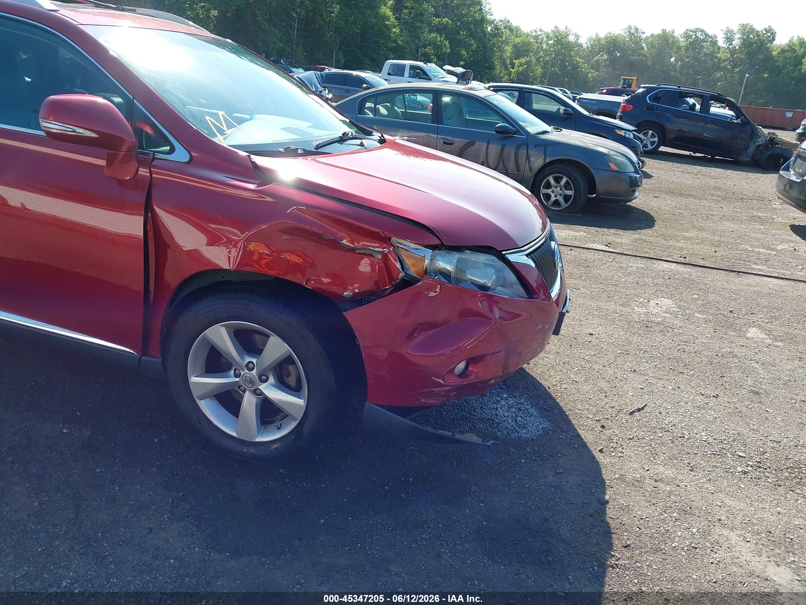 2012 Lexus Rx 350   Red vin: 2T2BK1BA5CC130442