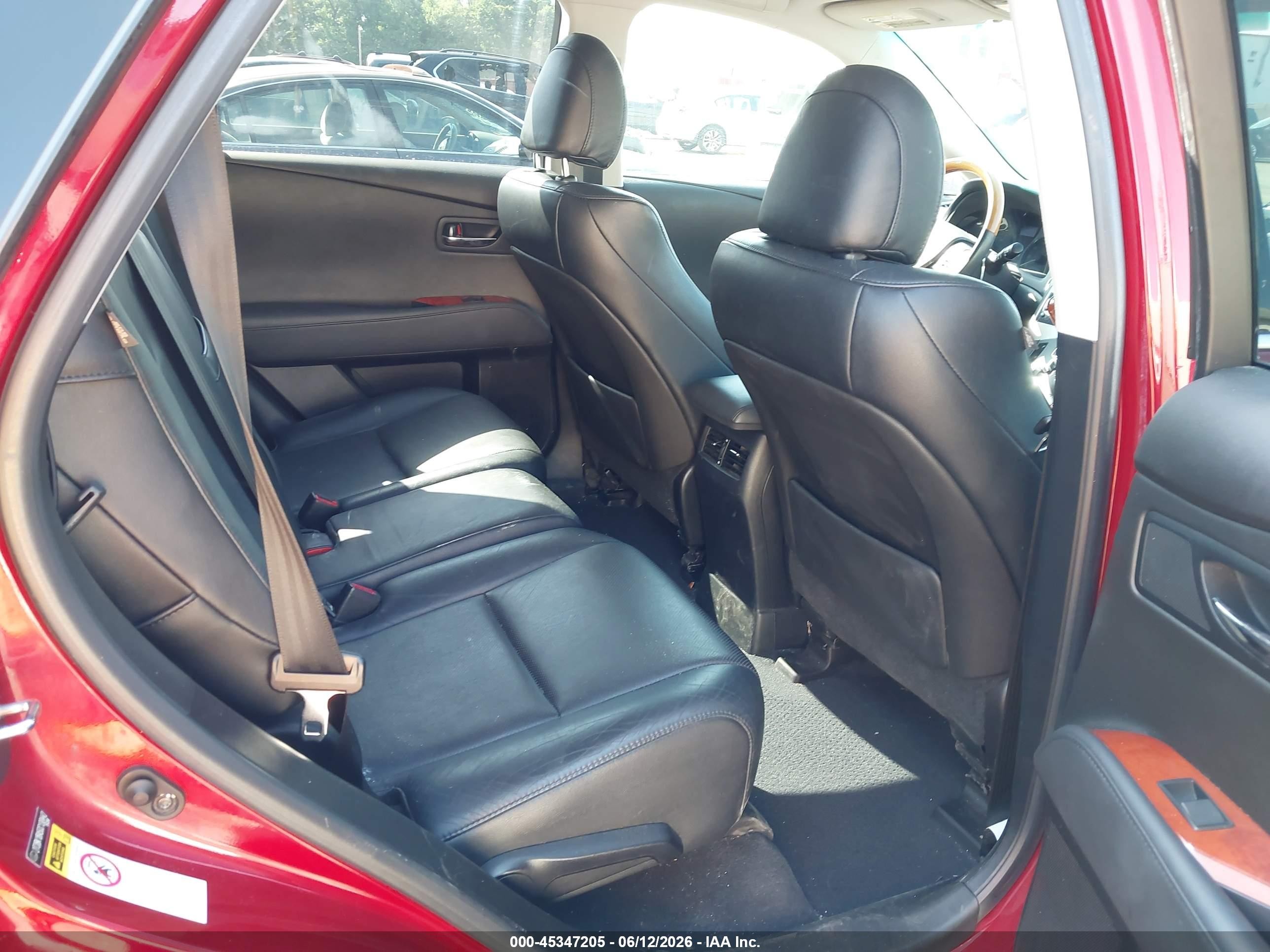 2012 Lexus Rx 350   Red vin: 2T2BK1BA5CC130442
