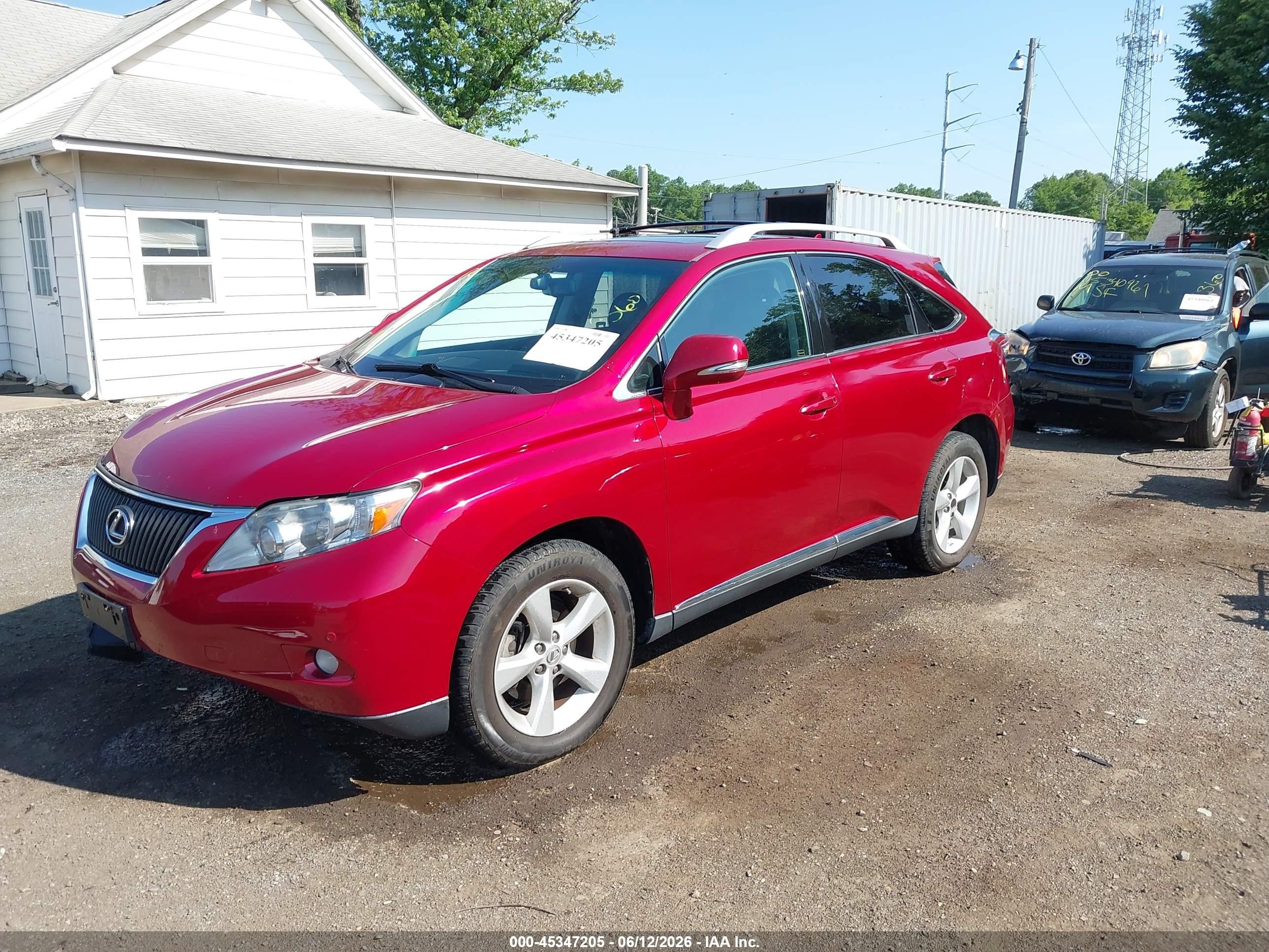 2012 Lexus Rx 350   Red vin: 2T2BK1BA5CC130442