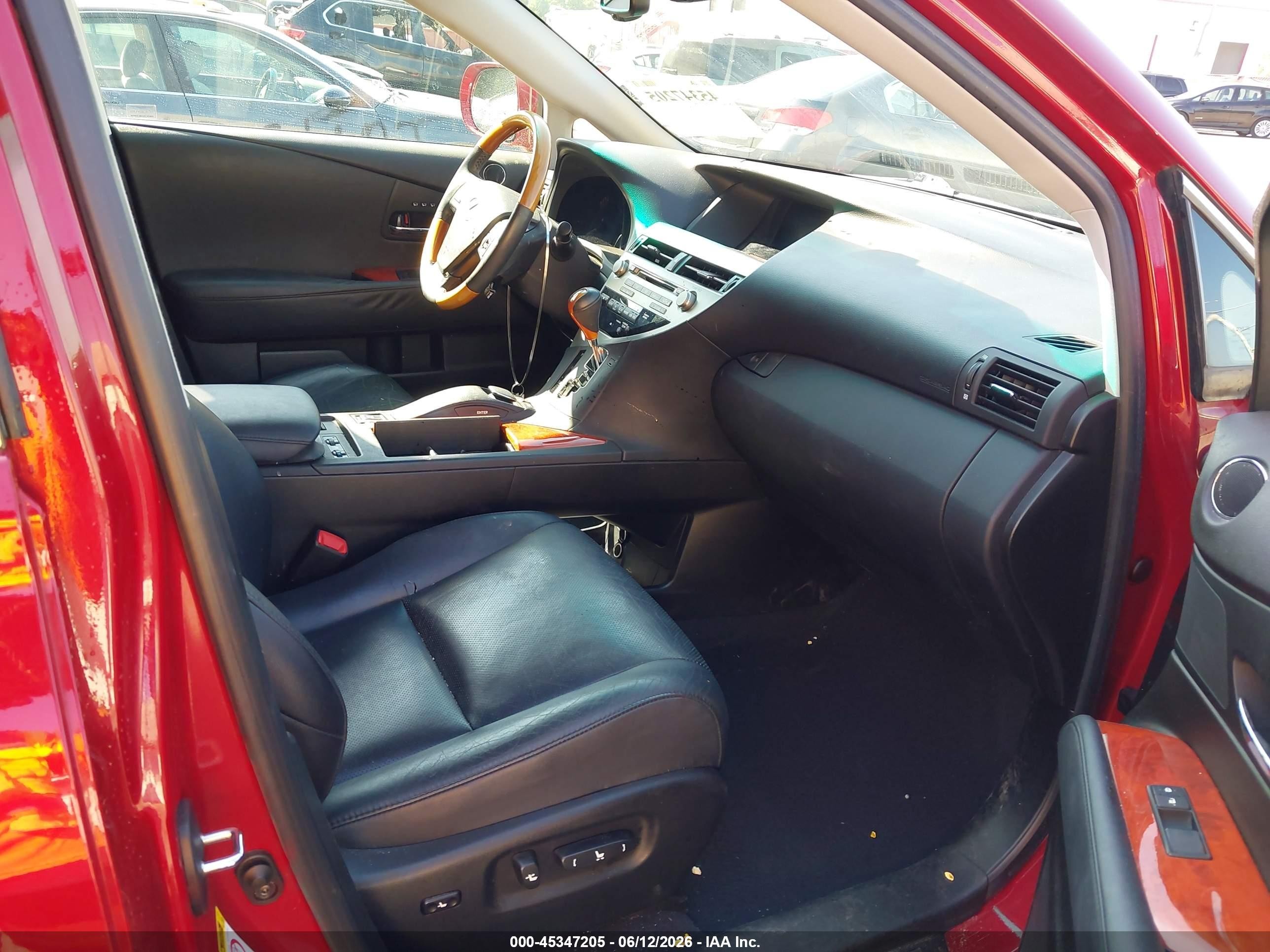 2012 Lexus Rx 350   Red vin: 2T2BK1BA5CC130442