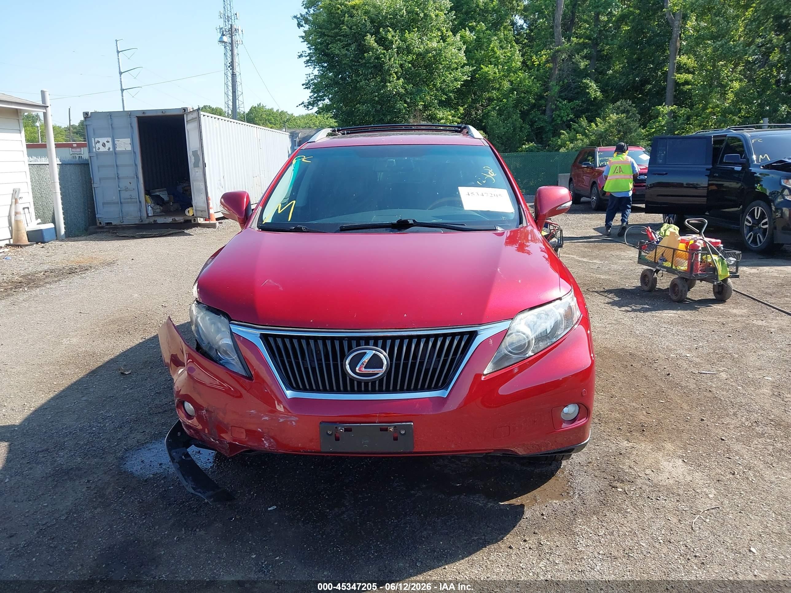 2012 Lexus Rx 350   Red vin: 2T2BK1BA5CC130442