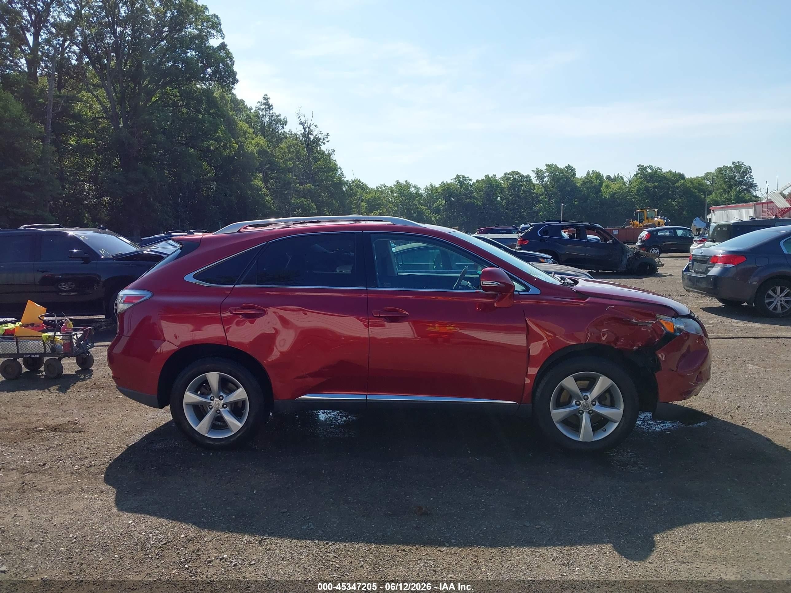2012 Lexus Rx 350   Red vin: 2T2BK1BA5CC130442