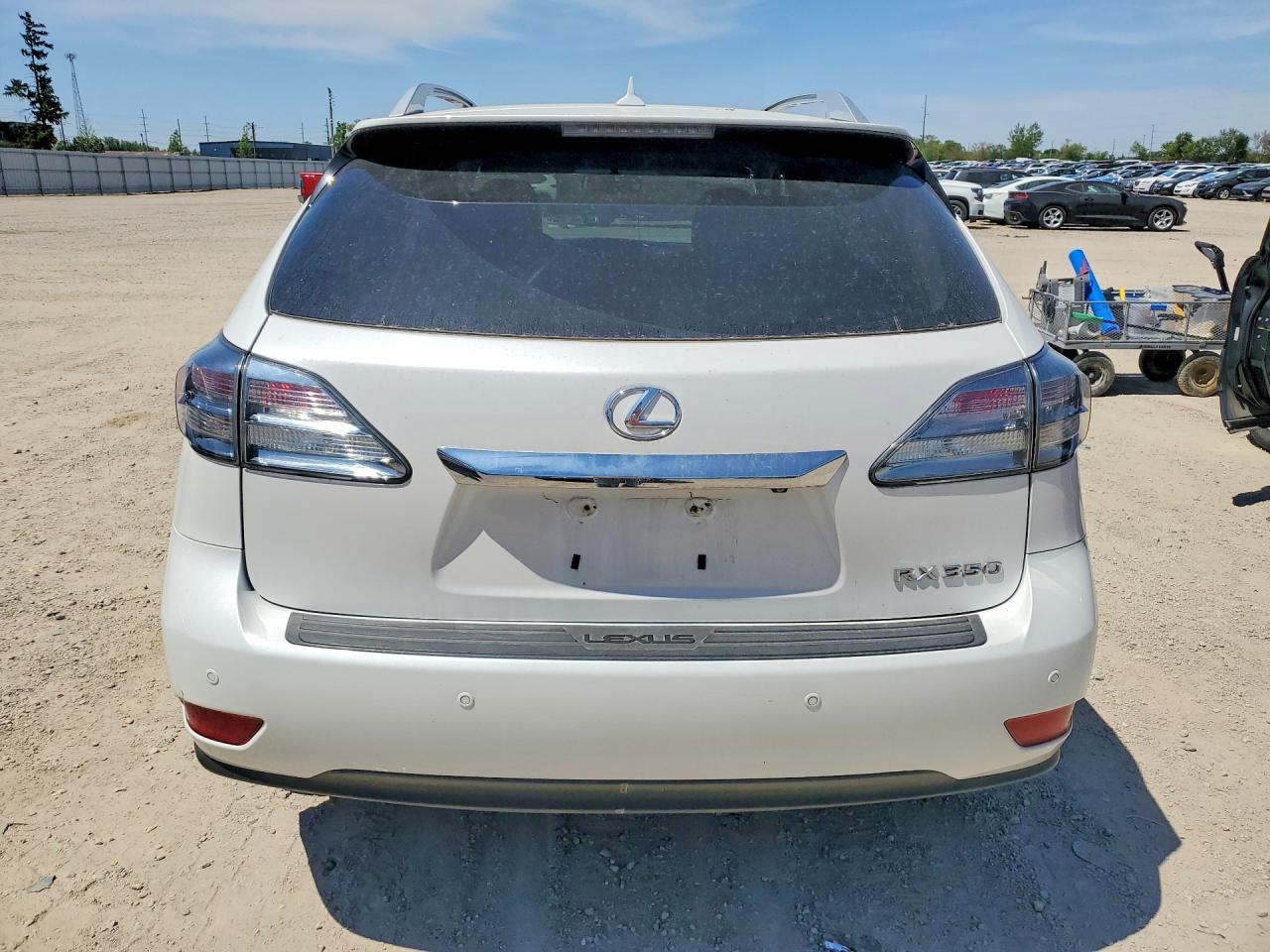 2012 Lexus Rx 350 White vin: 2T2BK1BA5CC134006
